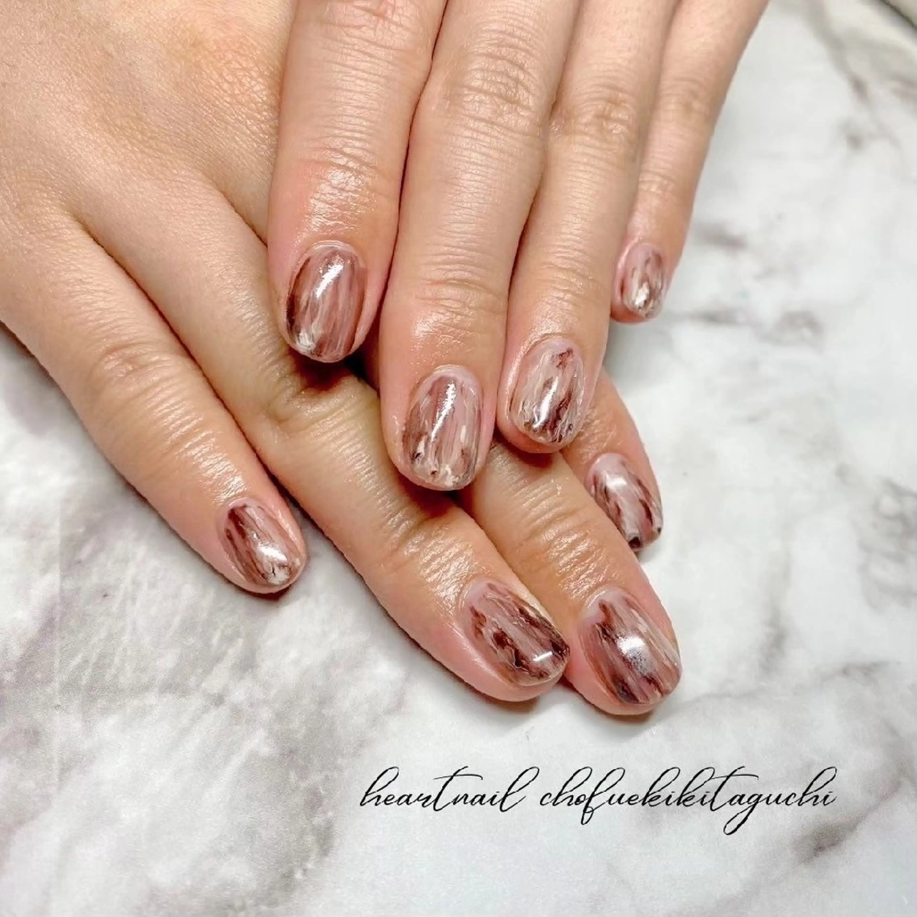 ネイル ハンドネイル はあとねいる武蔵小金井店所属・Heart nail Yuka💎のネイルデザイン