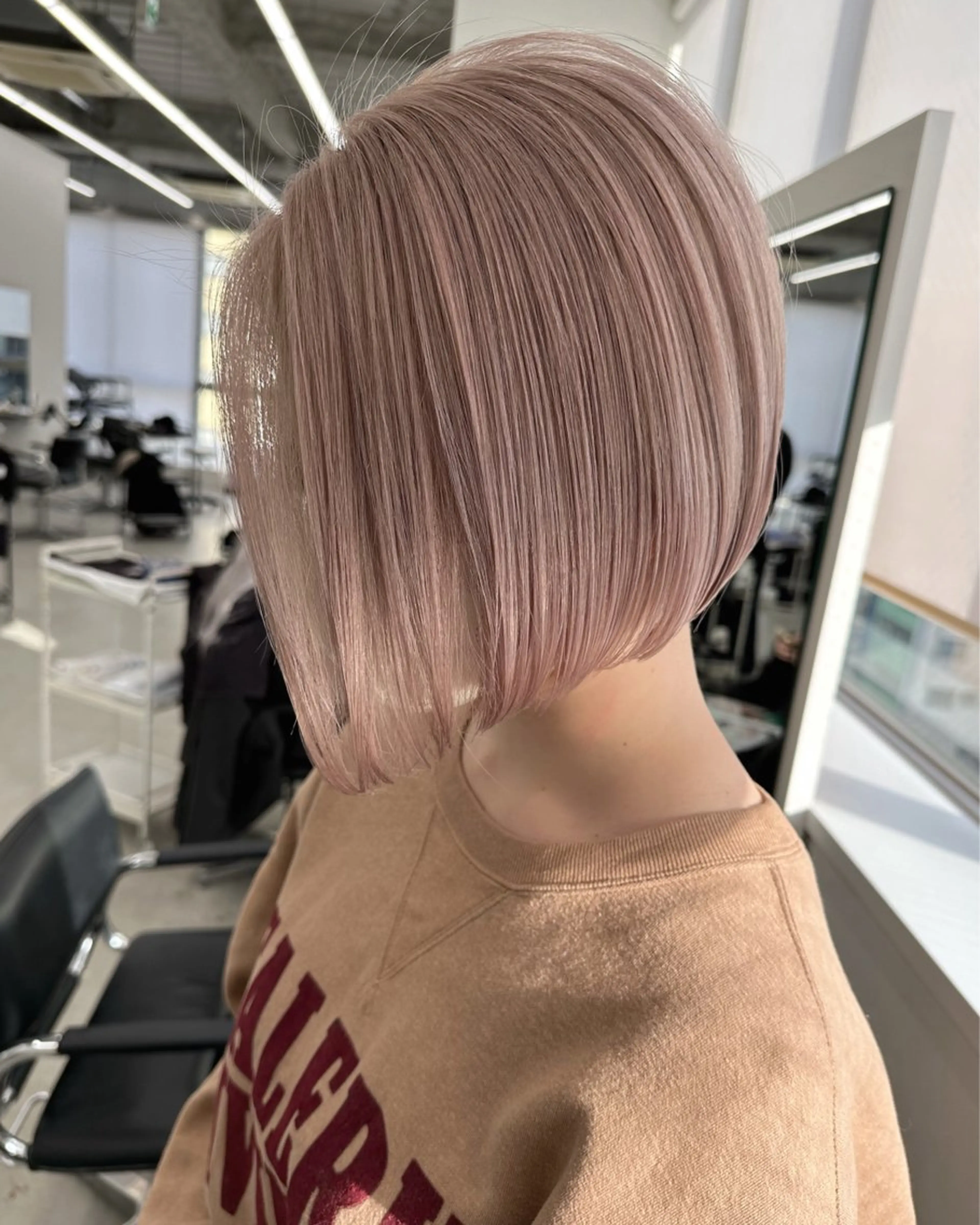 アッシュグレー #アッシュベージュ #ピンクカラー#balayage