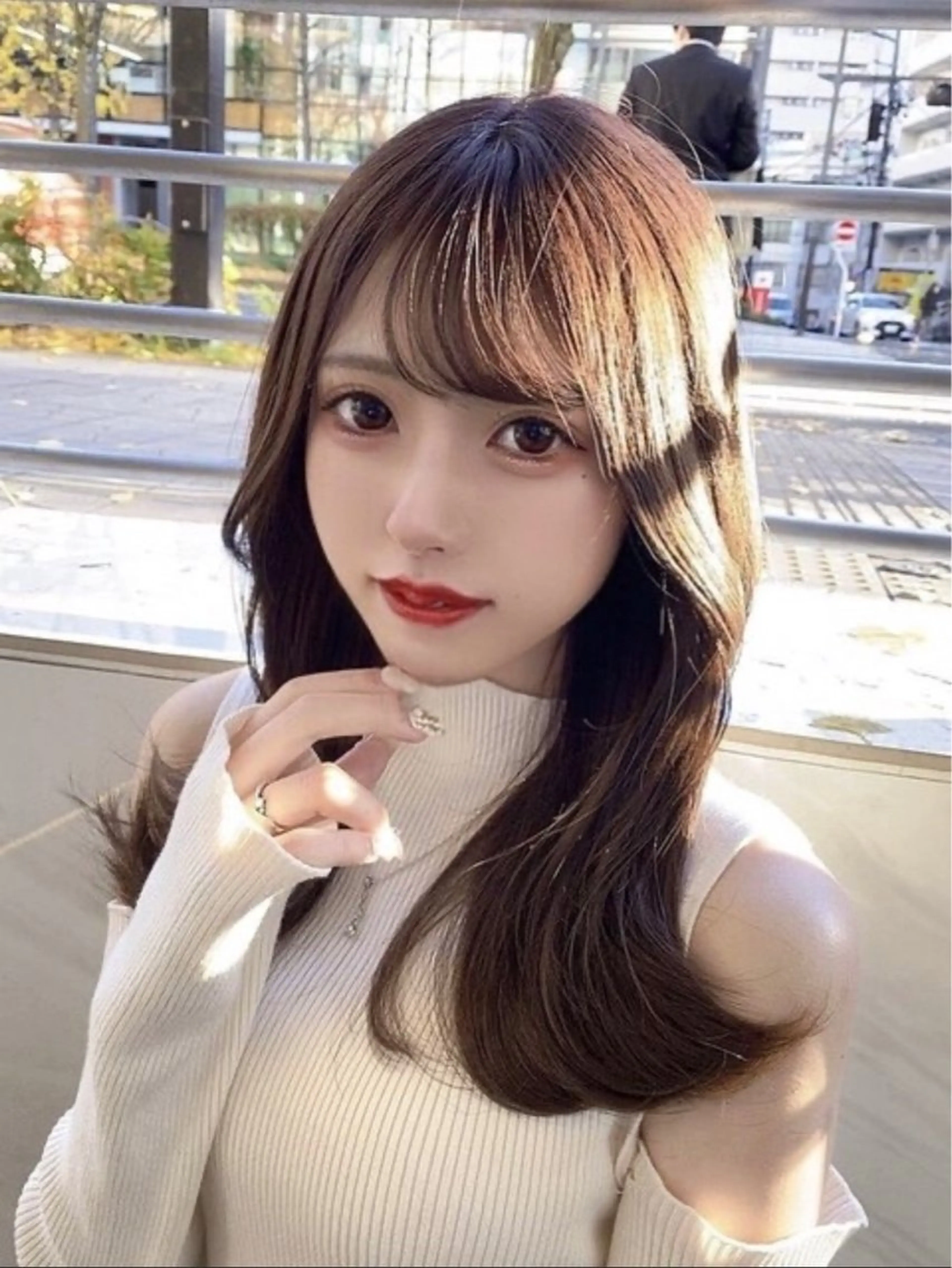 ロング カット ヘアカラー トリートメント macaron宇都宮店所属・macaron宇都宮 柴山凌輔のヘアスタイル