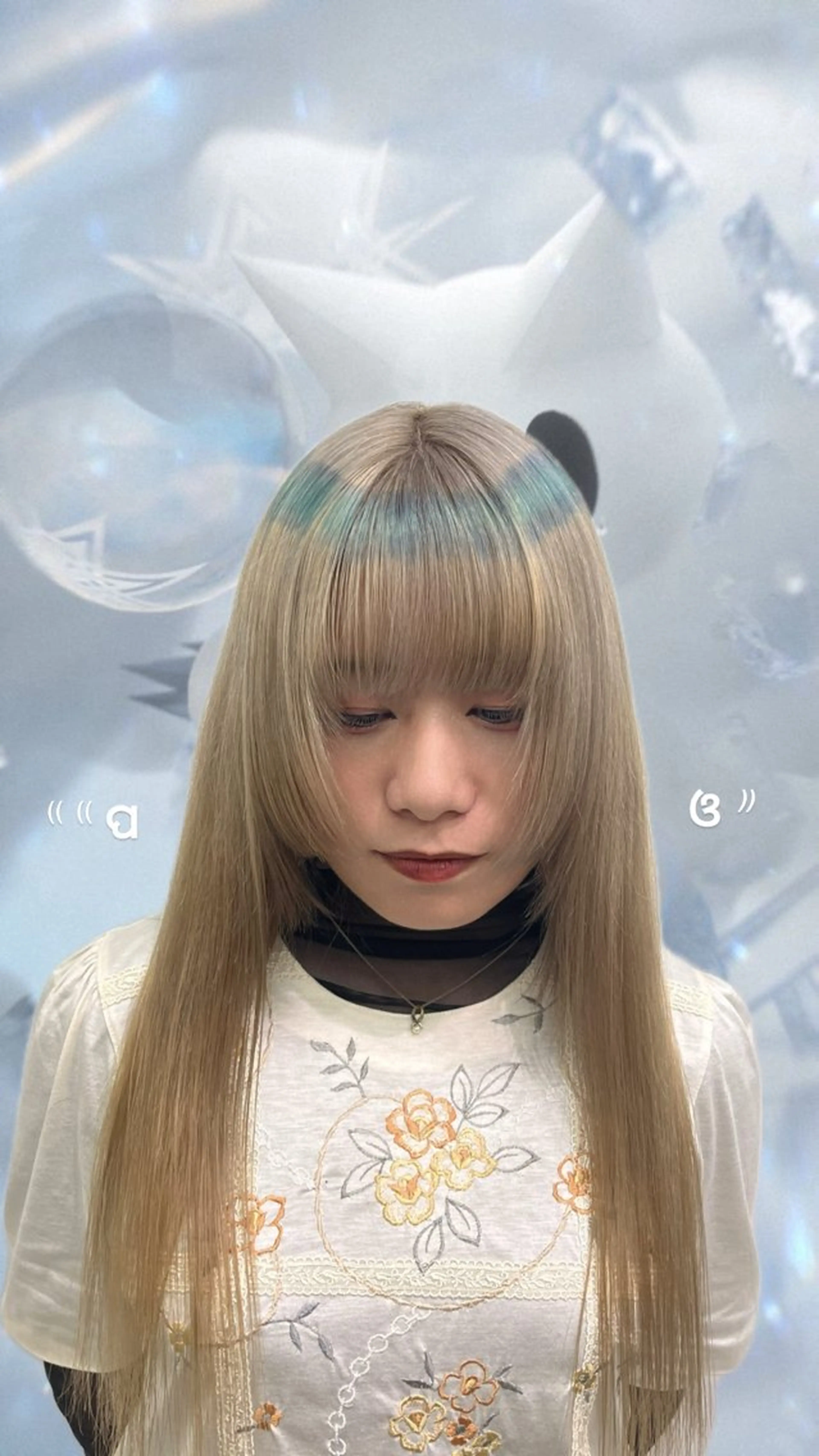 ロング カラー JUURI所属・JUURI- Shionの眉毛・アイブロウイメージ