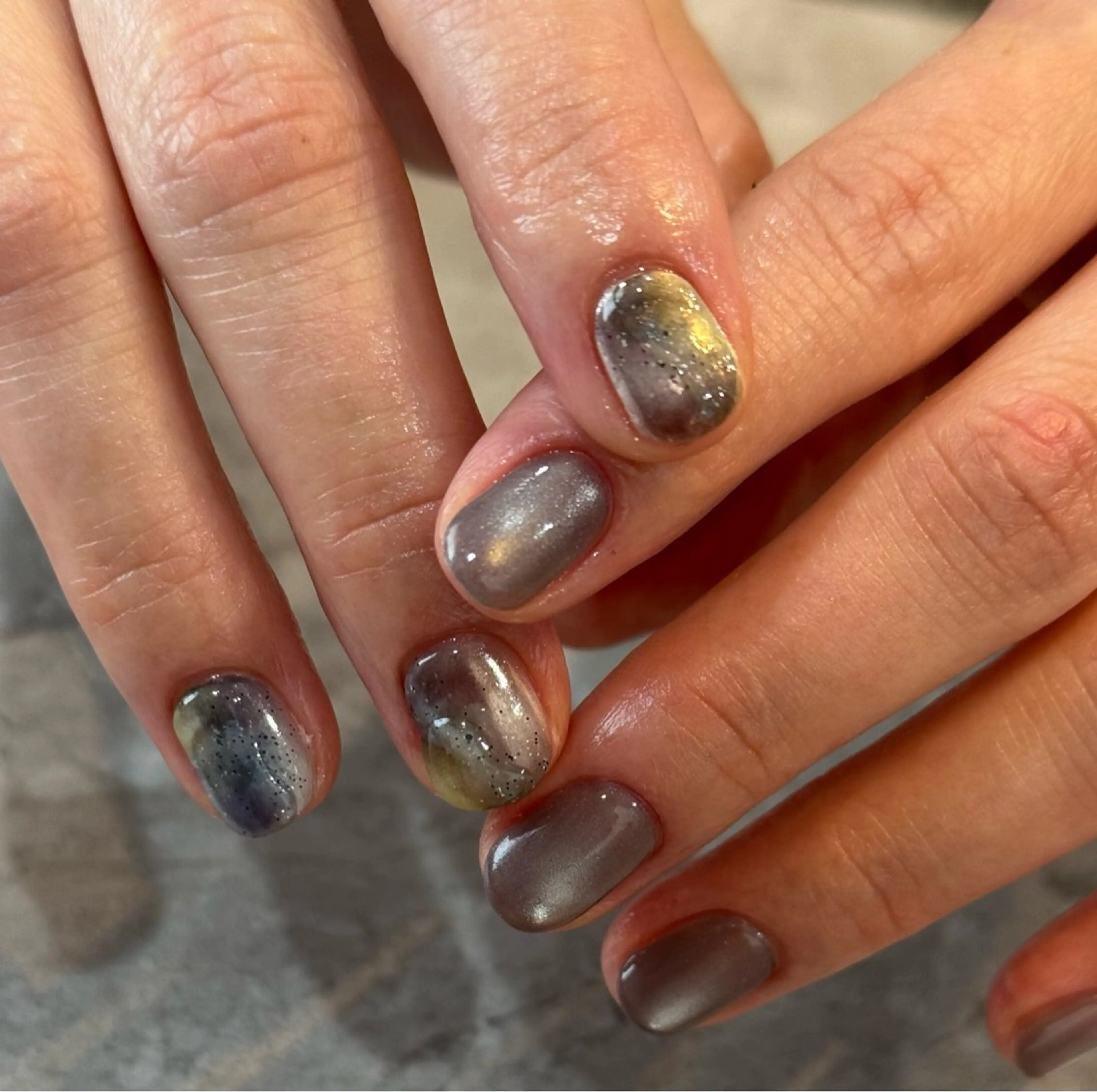 ネイル アートネイル ニュアンスネイル ハンドネイル Blé nailのネイルデザイン