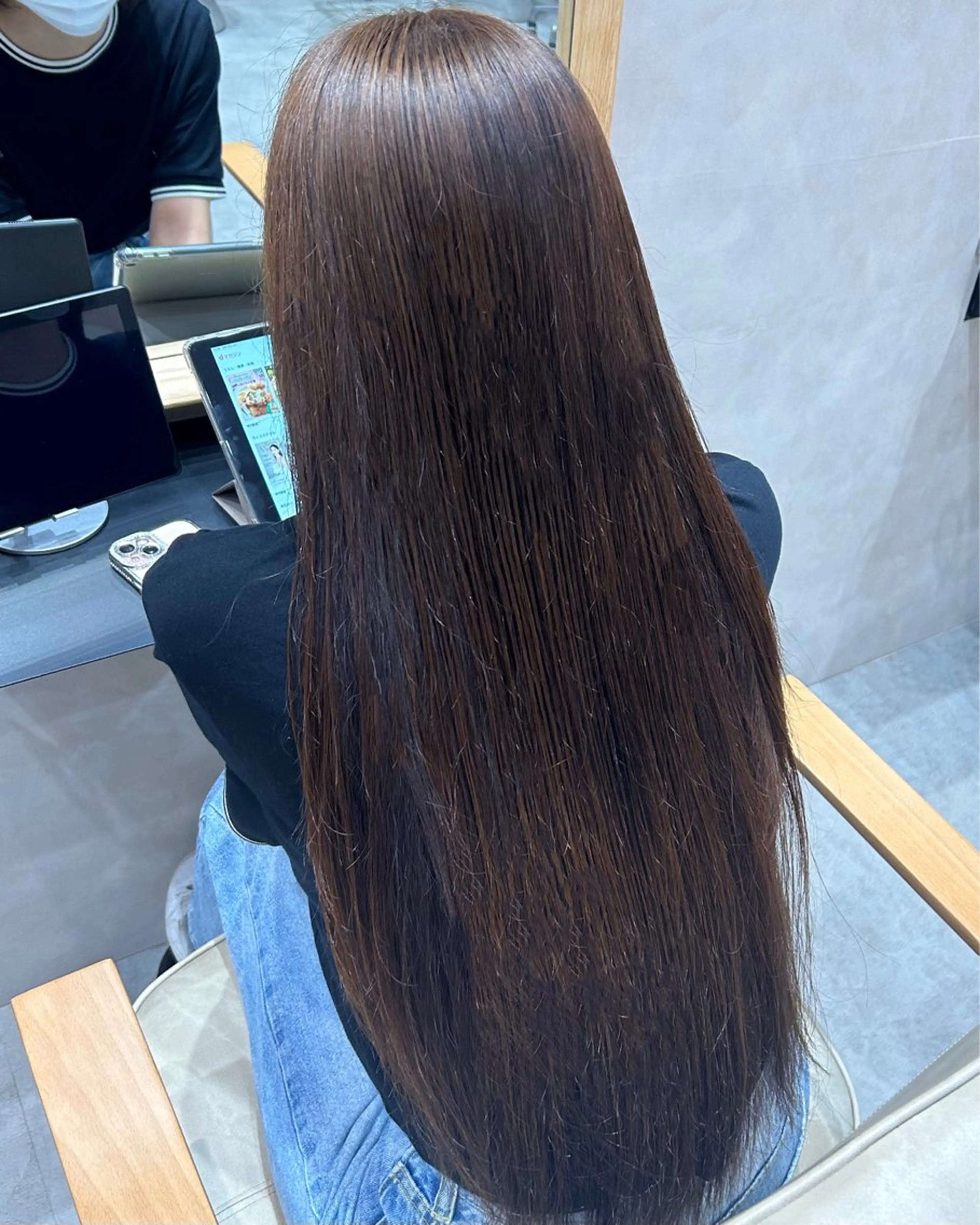 ロング カラー ヘアカラー 🍏あおい 🍏 似合わせカラーのヘアスタイル