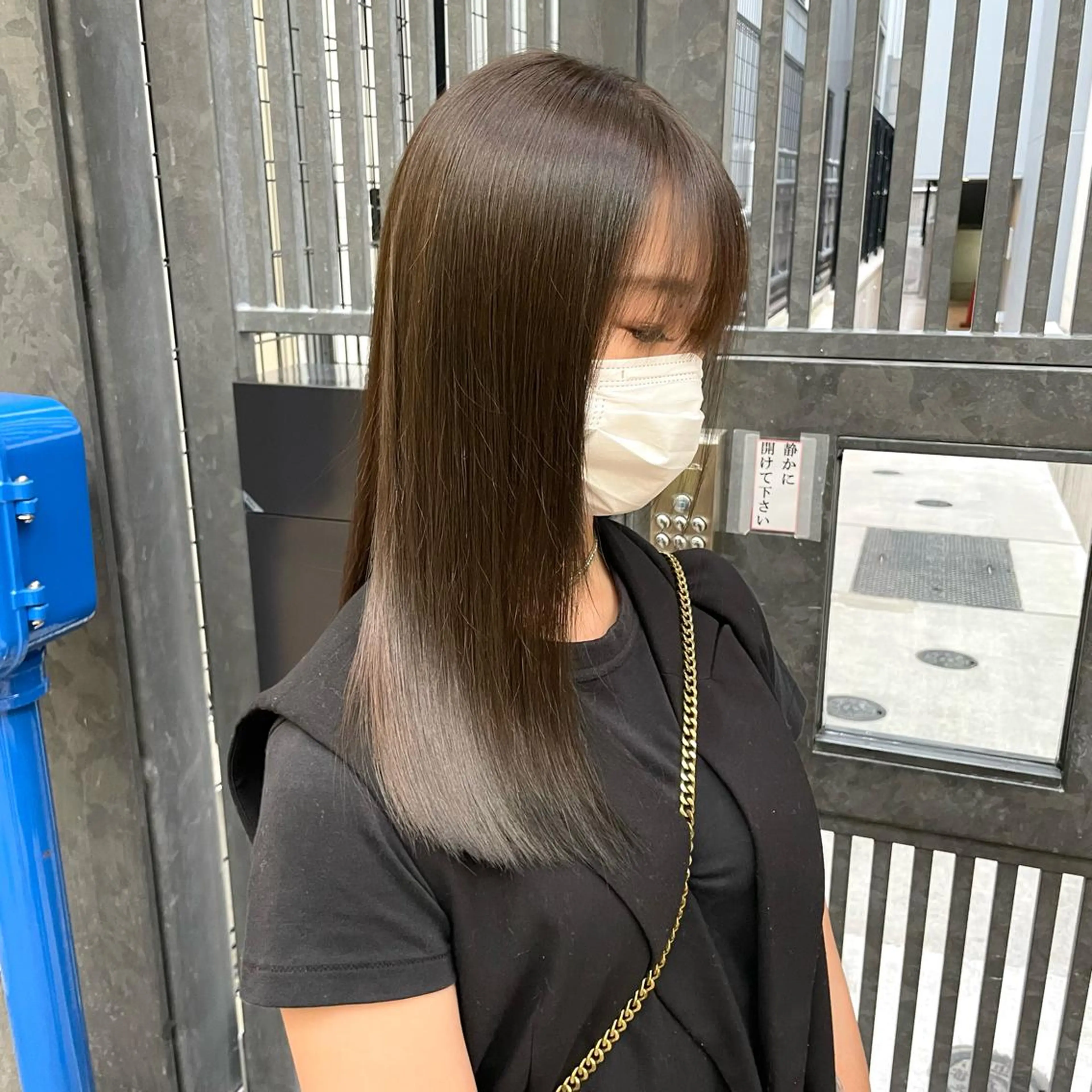 セミロング カラー 縮毛矯正/髪質改善/ 石橋代智のヘアスタイル