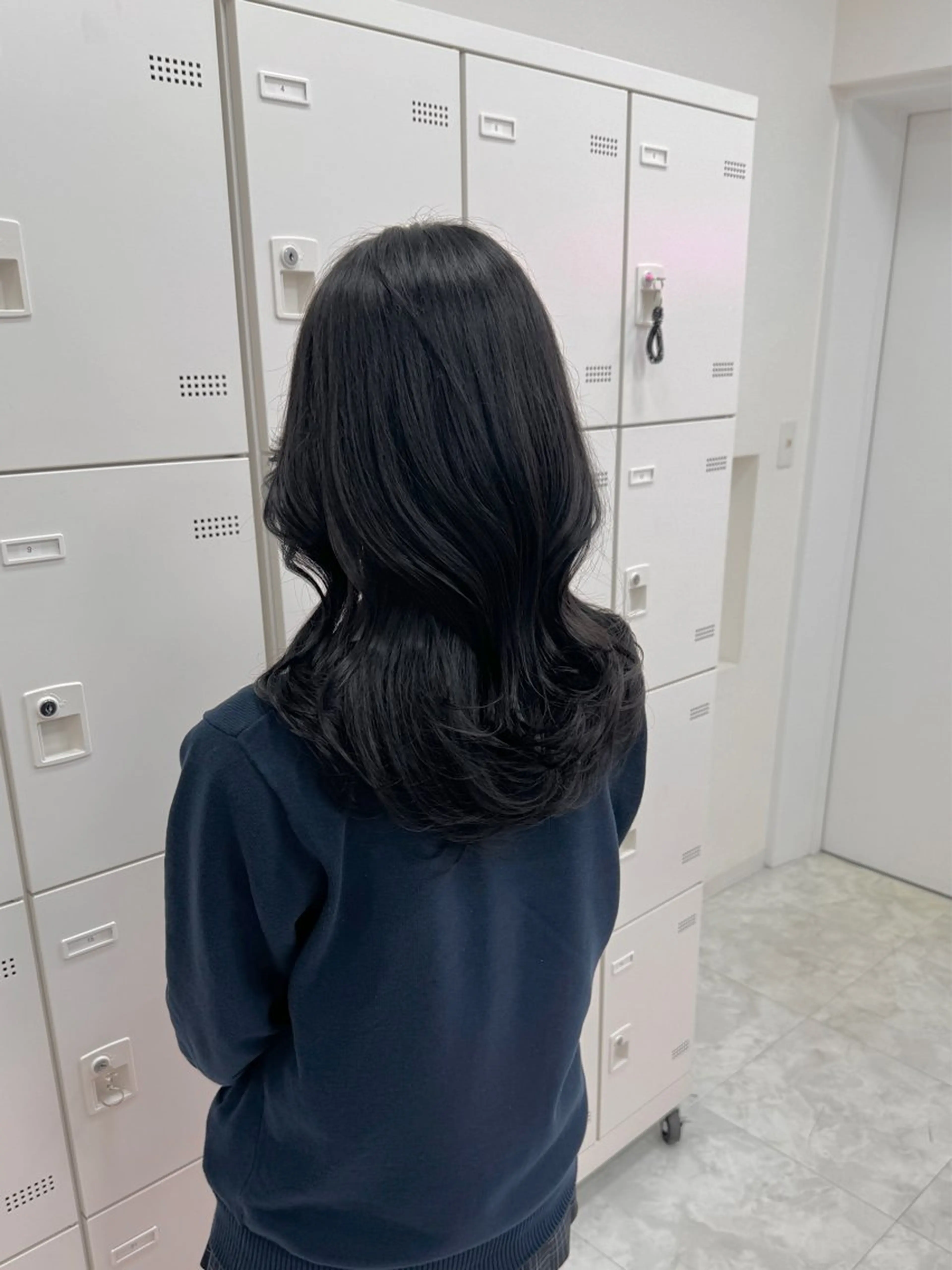 セミロング カラー カット ヘアカラー ヘッドスパ ヘアセット 💖透明感カラー＆暗 髪専門💖Akariのヘアスタイル