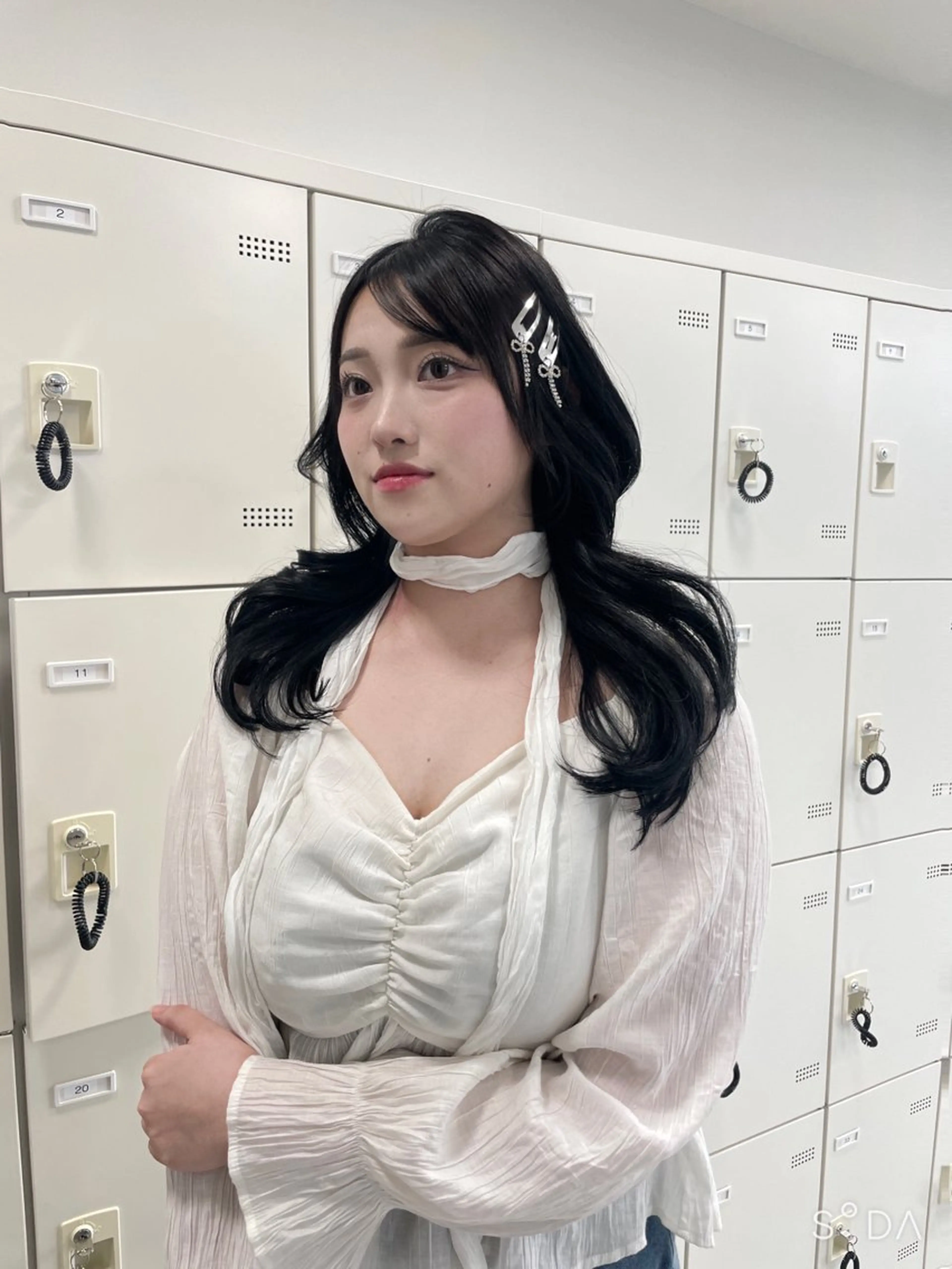 セミロング カット ヘアカラー トリートメント MOE 福岡韓国ヘア✧︎のヘアスタイル