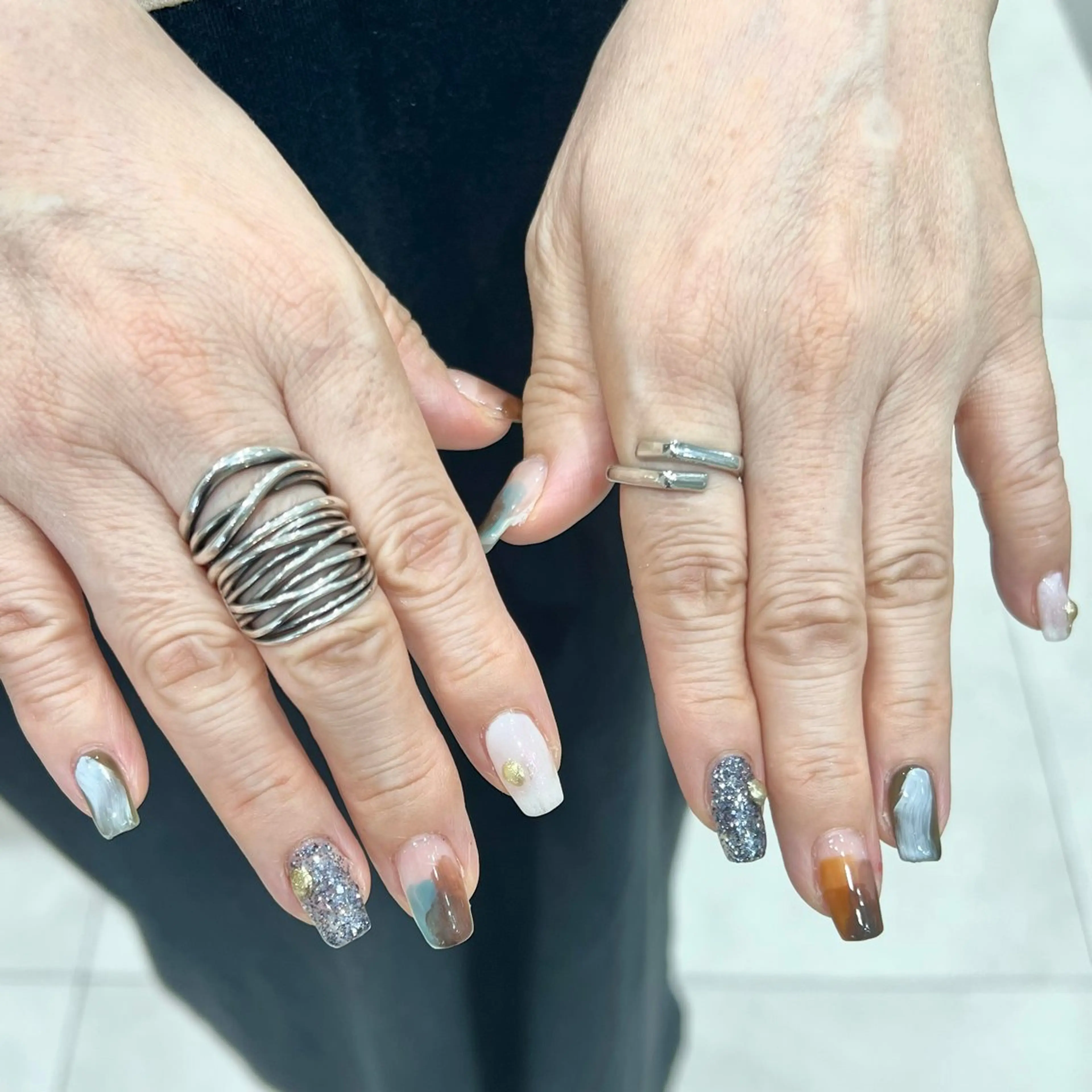 ネイル ハンドネイル HAIR & FACE EDGE（エッジ）所属・kiki ._.nailのネイルデザイン