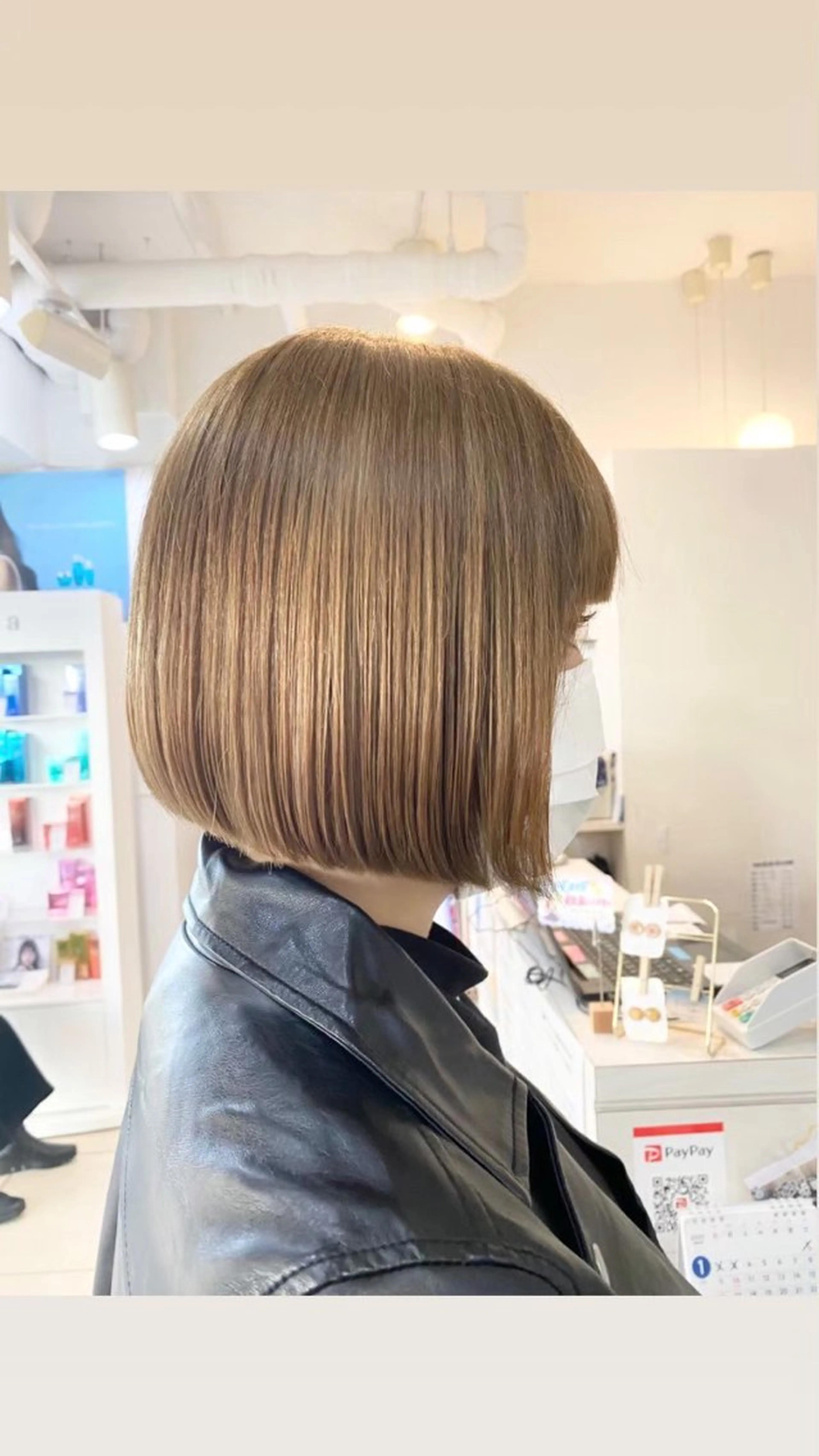 ショート カラー 👑縮毛矯正& 透明感カラー七星👑のヘアスタイル