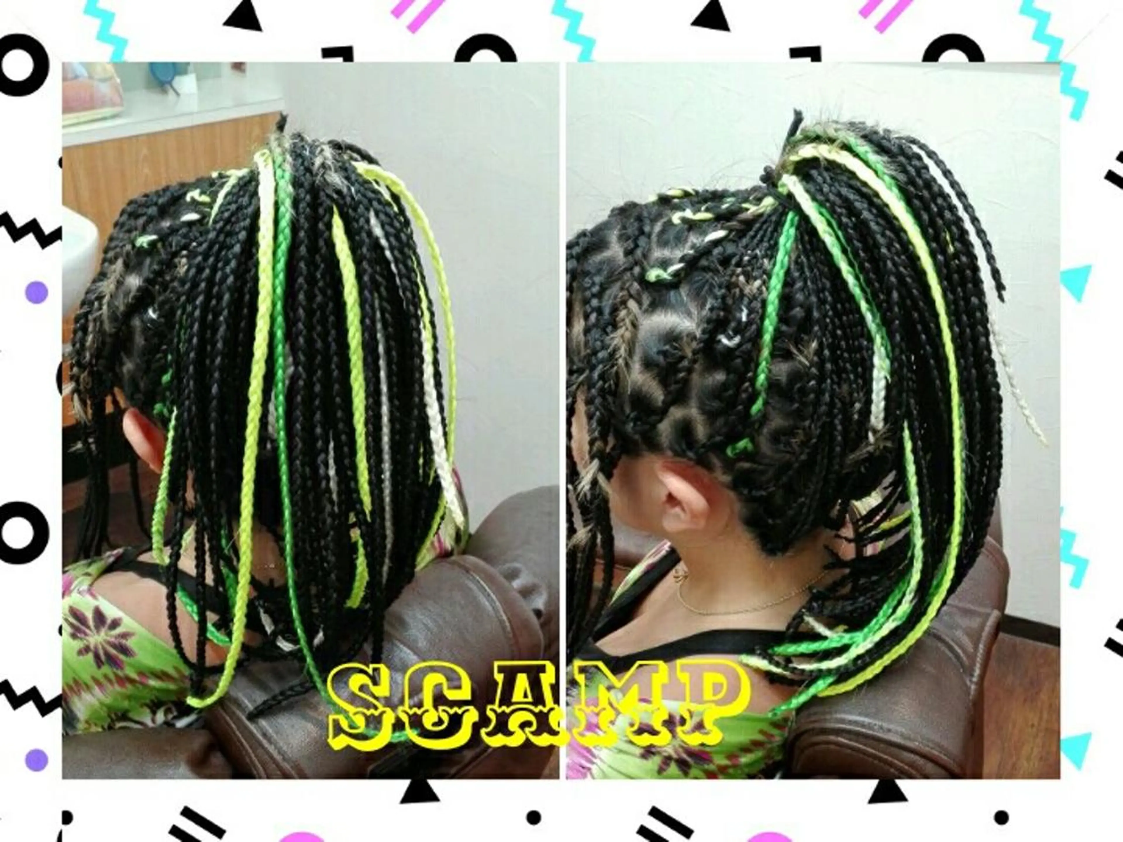 ヘアアレンジ エクステ scamp ★のヘアスタイル