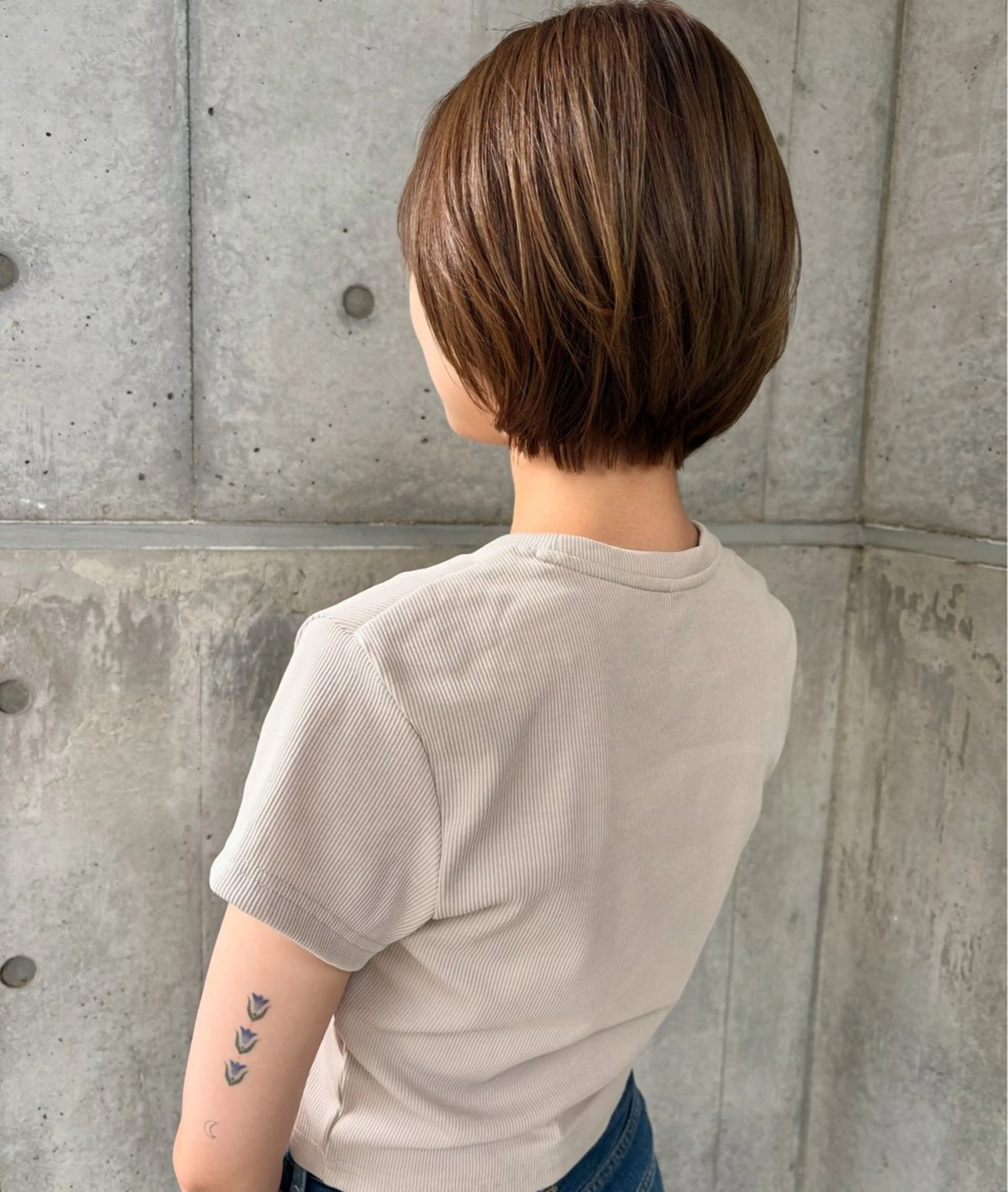 ショート カラー カット ヘアカラー les baladins du miroir所属・🍃YURI 🍃のヘアスタイル