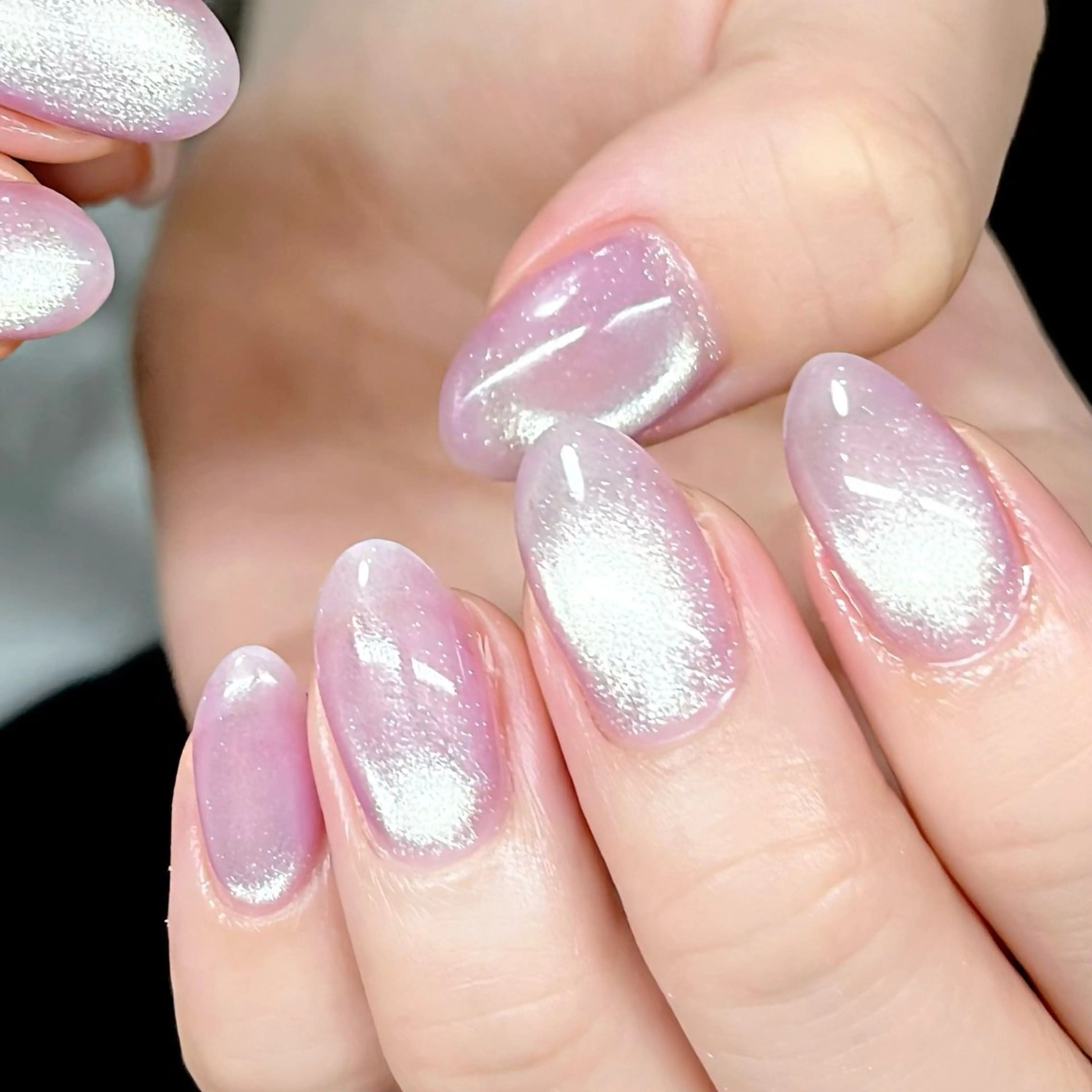 ネイル フレンチネイル 韓国ネイル マグネットネイル オフィスネイル 春ネイル ハンドネイル ハンドケア 🫧OPELIA NAIL渋谷🫧のネイルデザイン