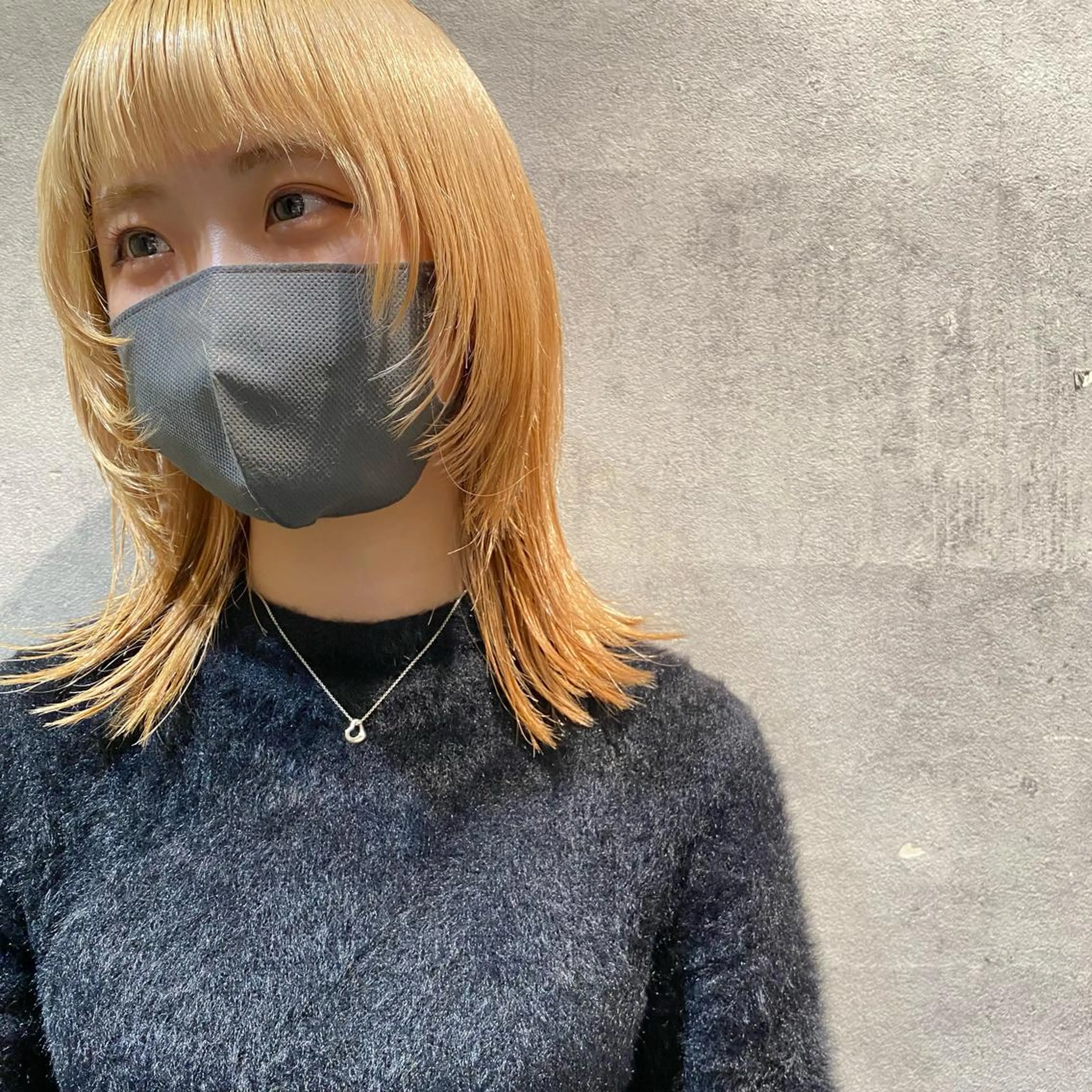 ミディアム LATTE所属・垢抜け顔周り／韓国 ヘア𝑺𝒂𝒌𝒊のヘアスタイル