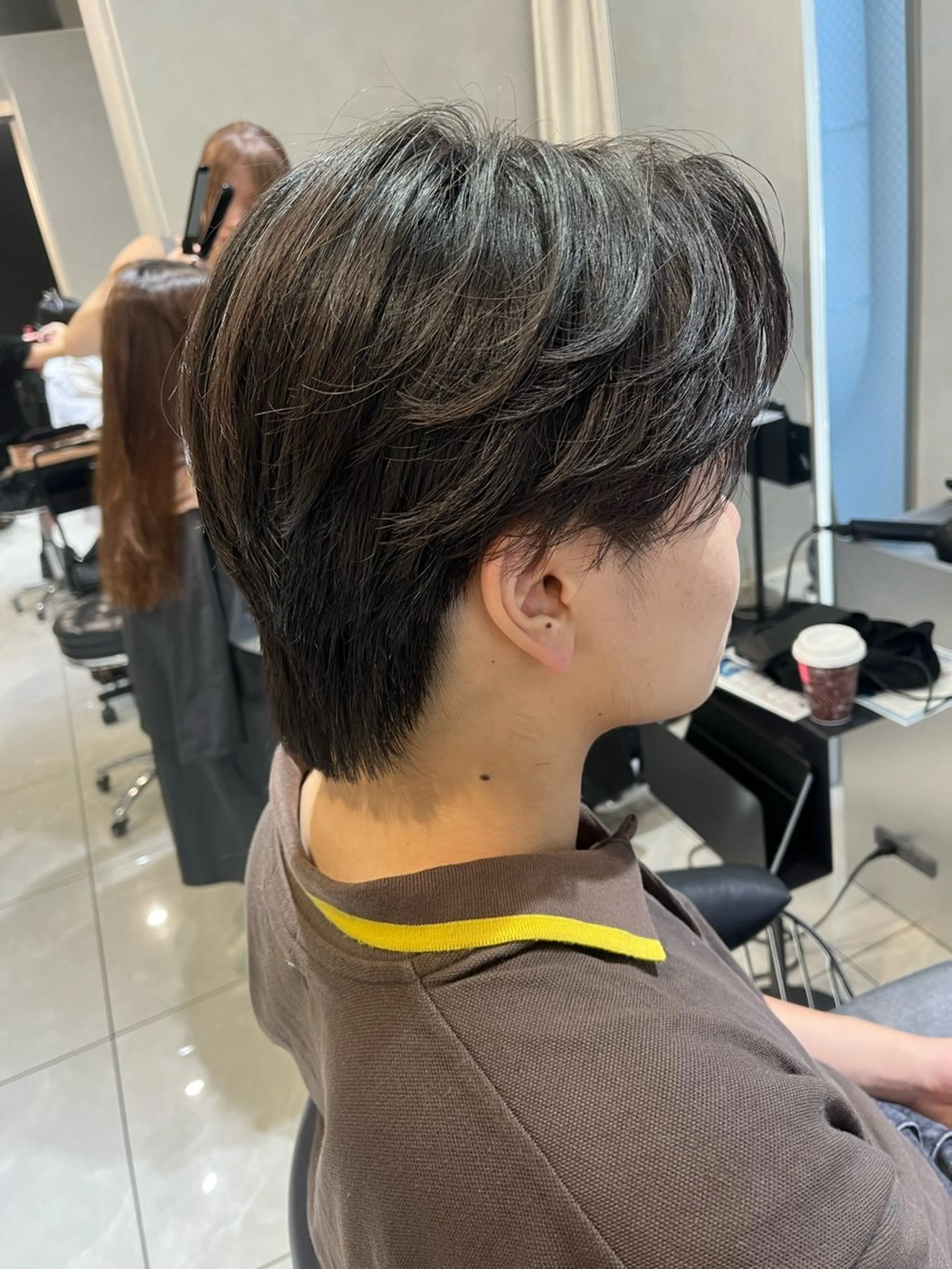 メンズ カット トリートメント ヘッドスパ 韓国メンズ特化 ダウン・毛流れパーマのヘアスタイル