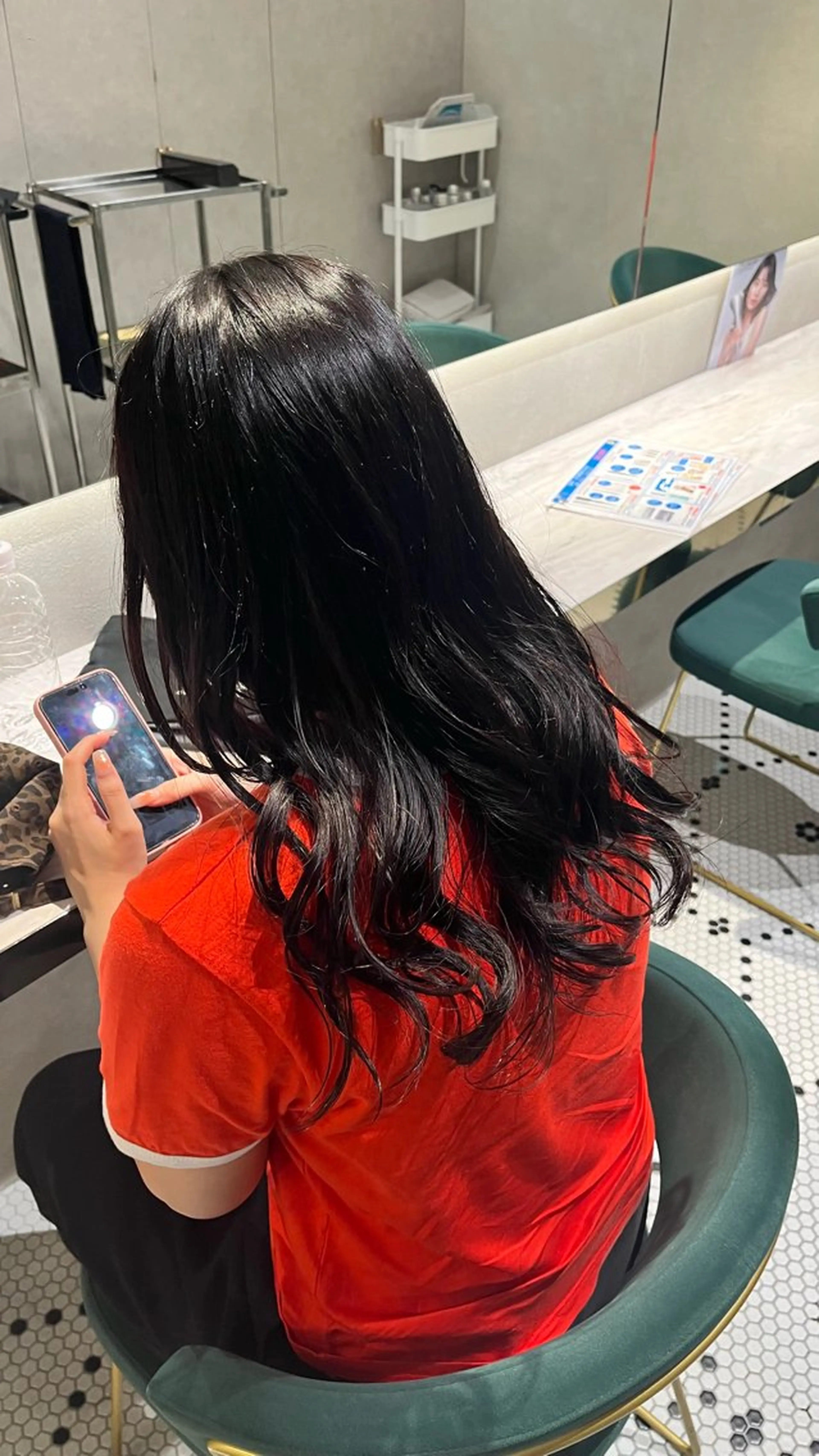 セミロング カラー 新宿/アシスタント AiNAのヘアスタイル