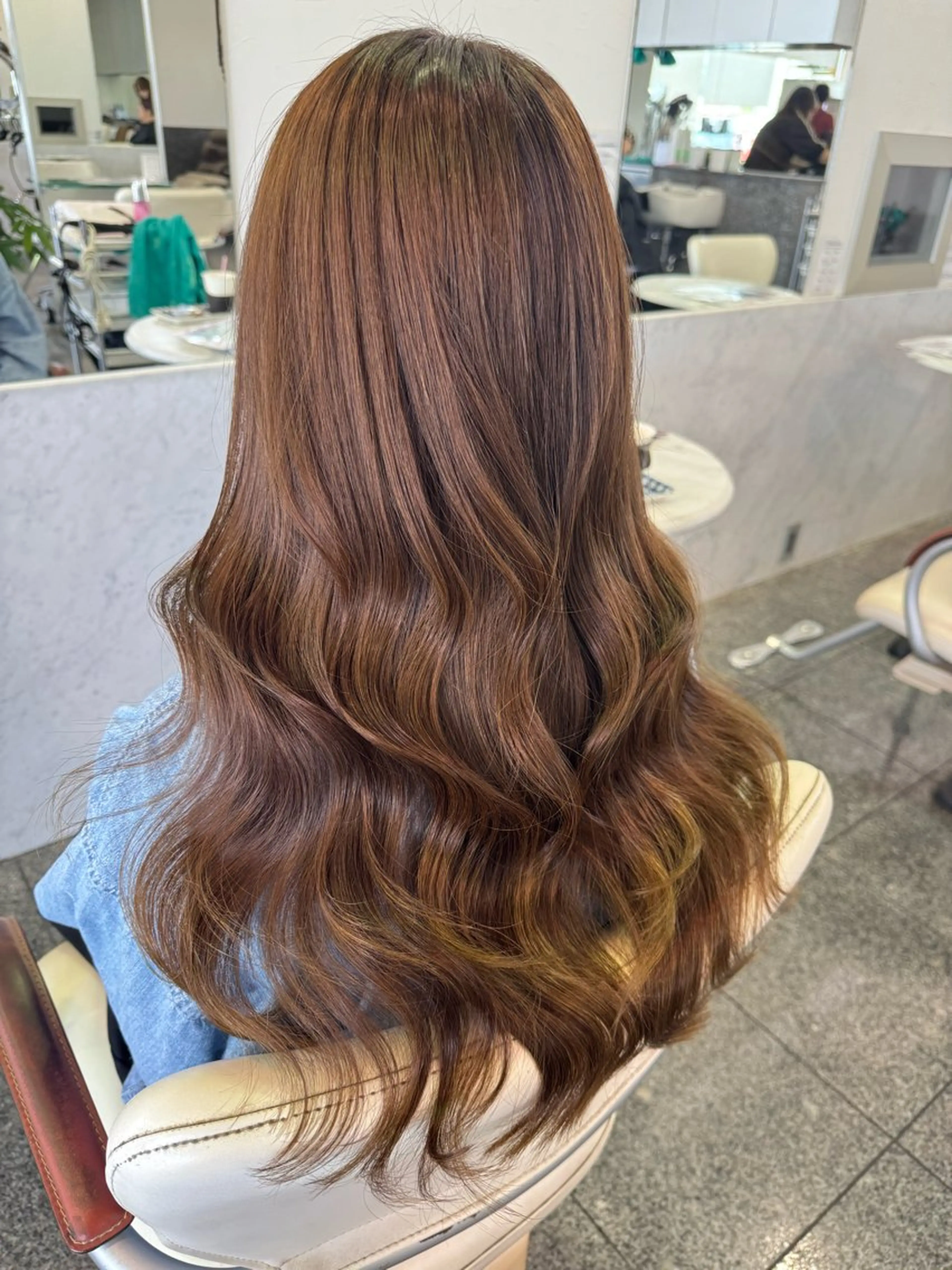 ロング アッシュ カット ヘアカラー トリートメント 🫧ヒシダアキ /taboo🫧のヘアスタイル