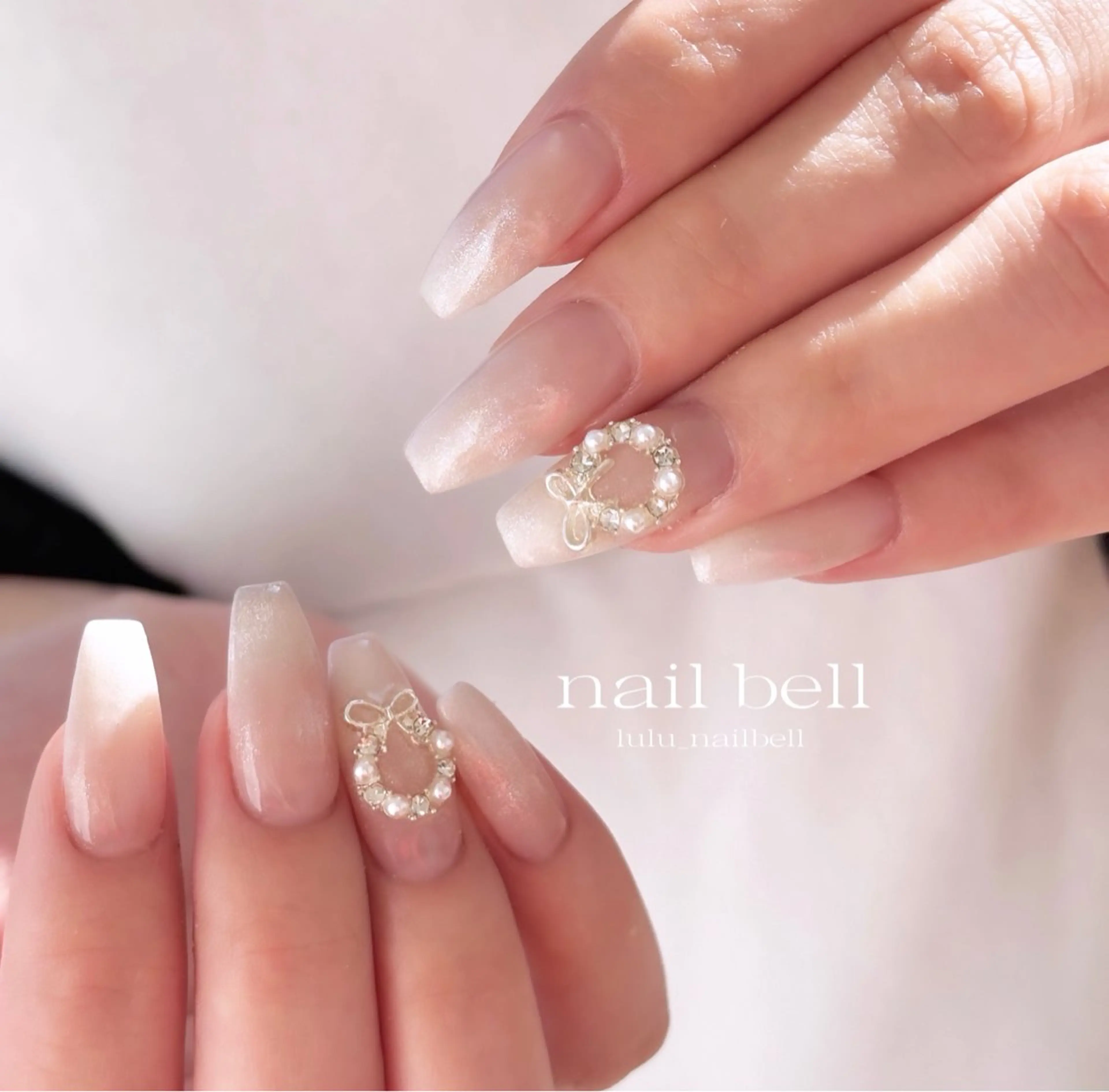 ネイル ハンドネイル 大人可愛いネイル🎗 Hinaのネイルデザイン