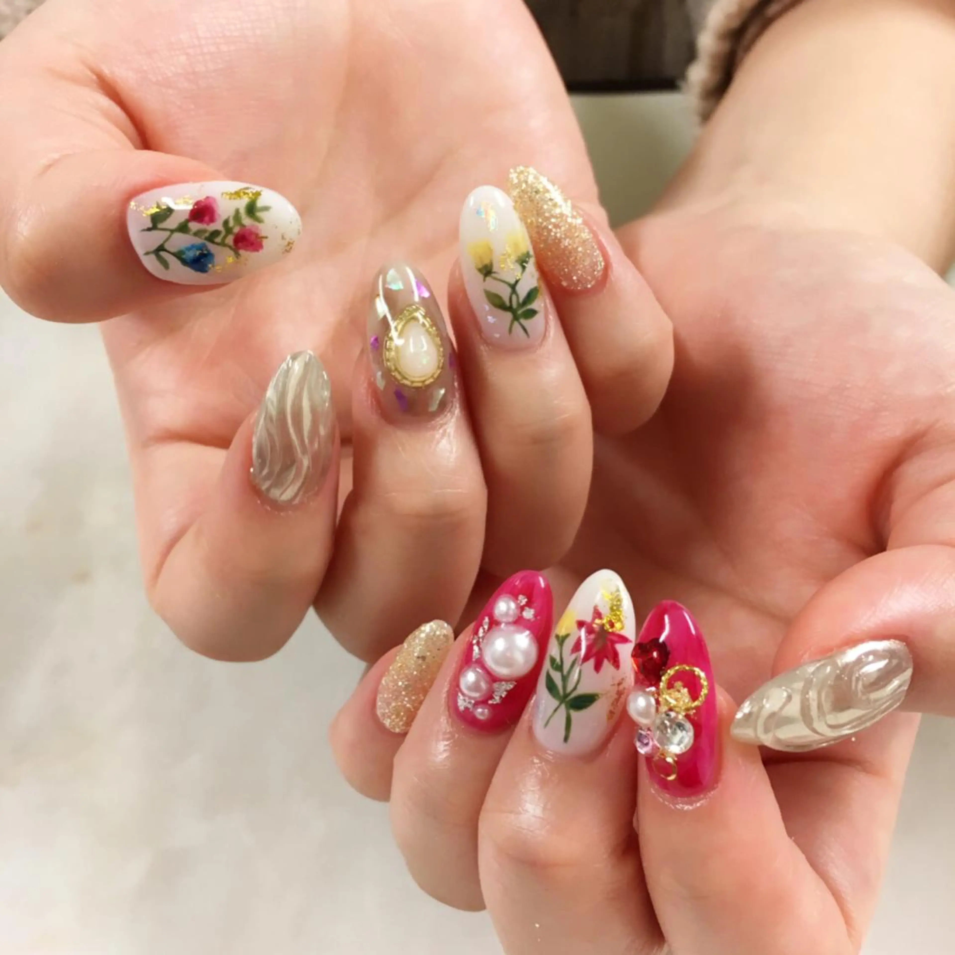 ネイル スカルプネイル SHINE NAILのネイルデザイン