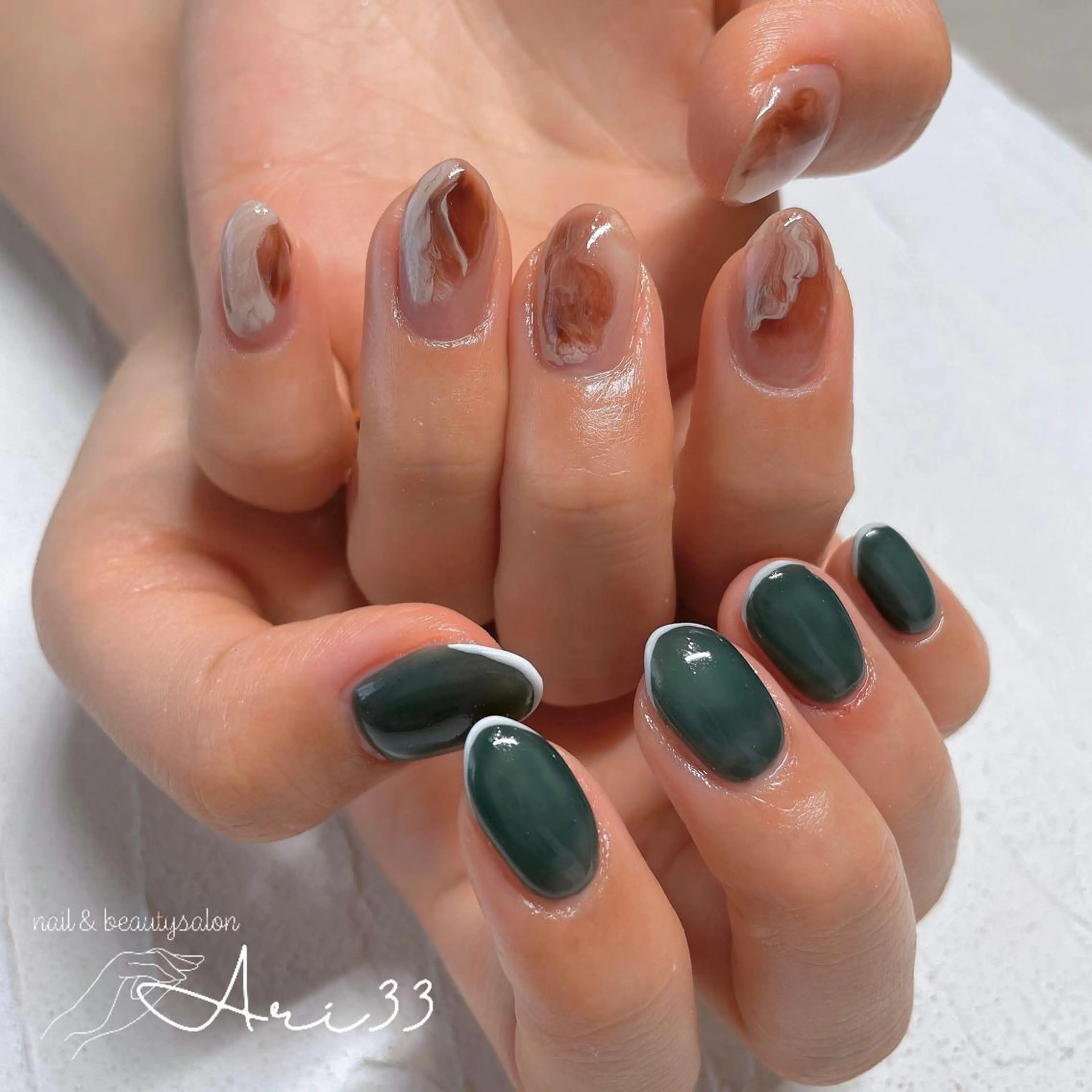 ネイル ハンドネイル プライベートサロン Ari33nailのネイルデザイン