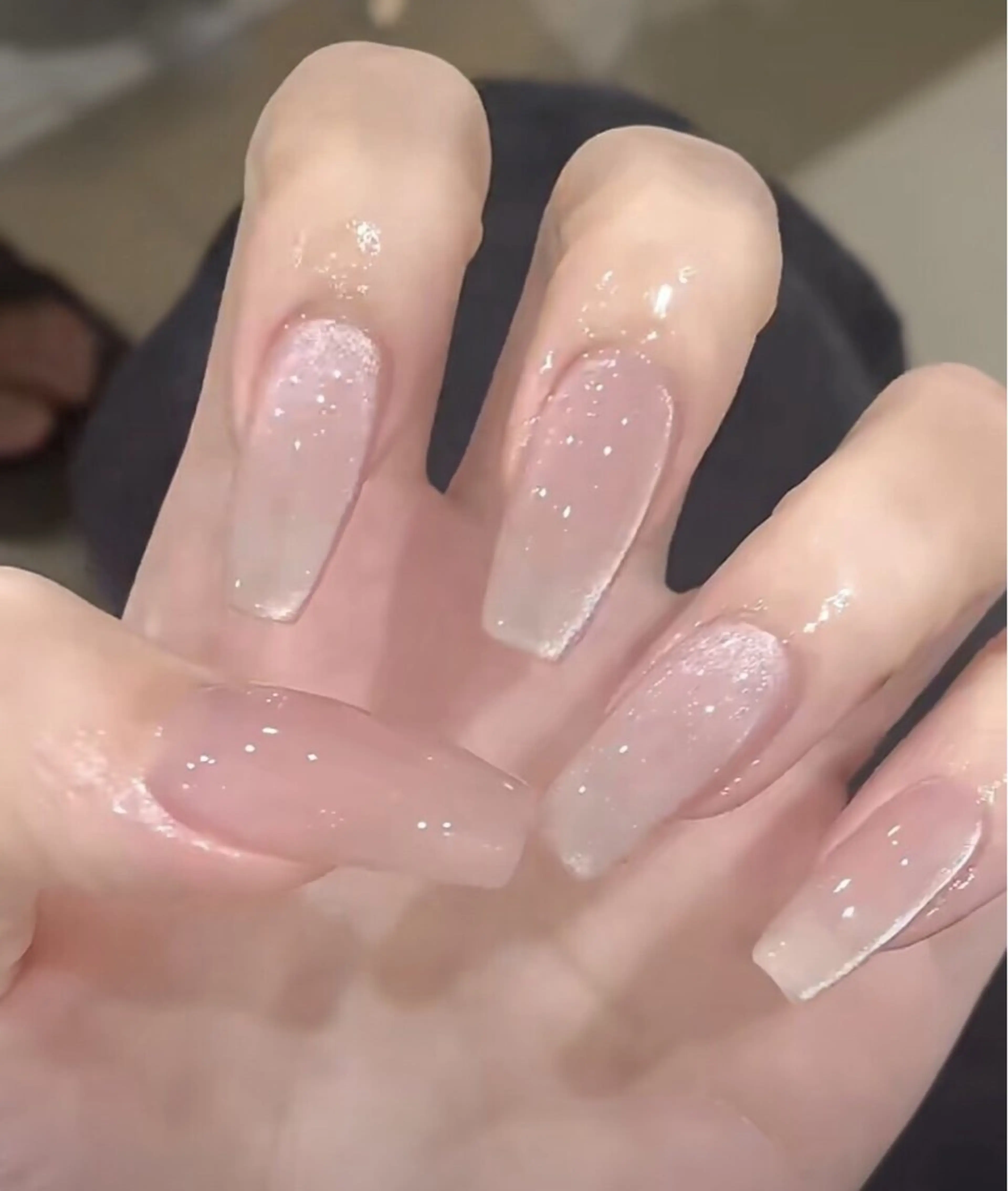 《チップ長さだし》マグネット/フラッシュネイルの写真