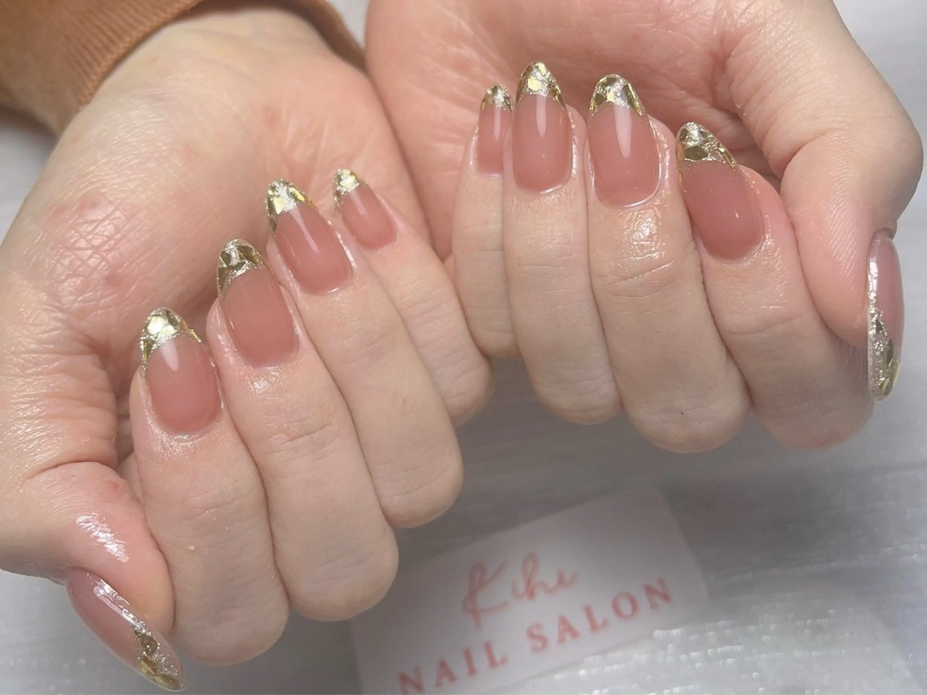 ネイル アートネイル フレンチネイル ジェルネイル グラデーション 韓国ネイル ハンドネイル 💕鈴木ユリ パラジェル/オフ無料のネイルデザイン