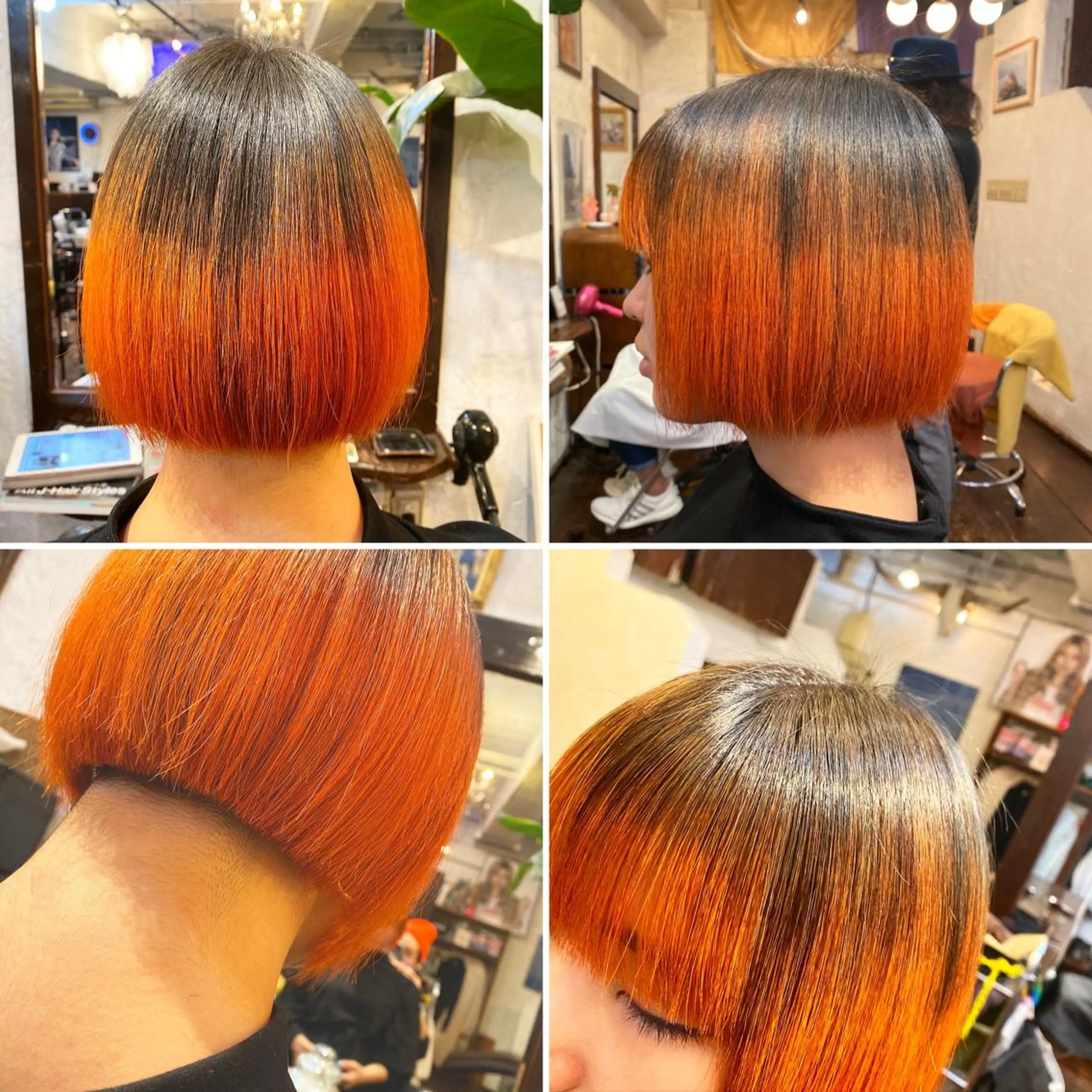 ショート カラー ヘアカラー トリートメント "PEPPU "所属・派手髪、ハイトーン ショートヘアShinのヘアスタイル