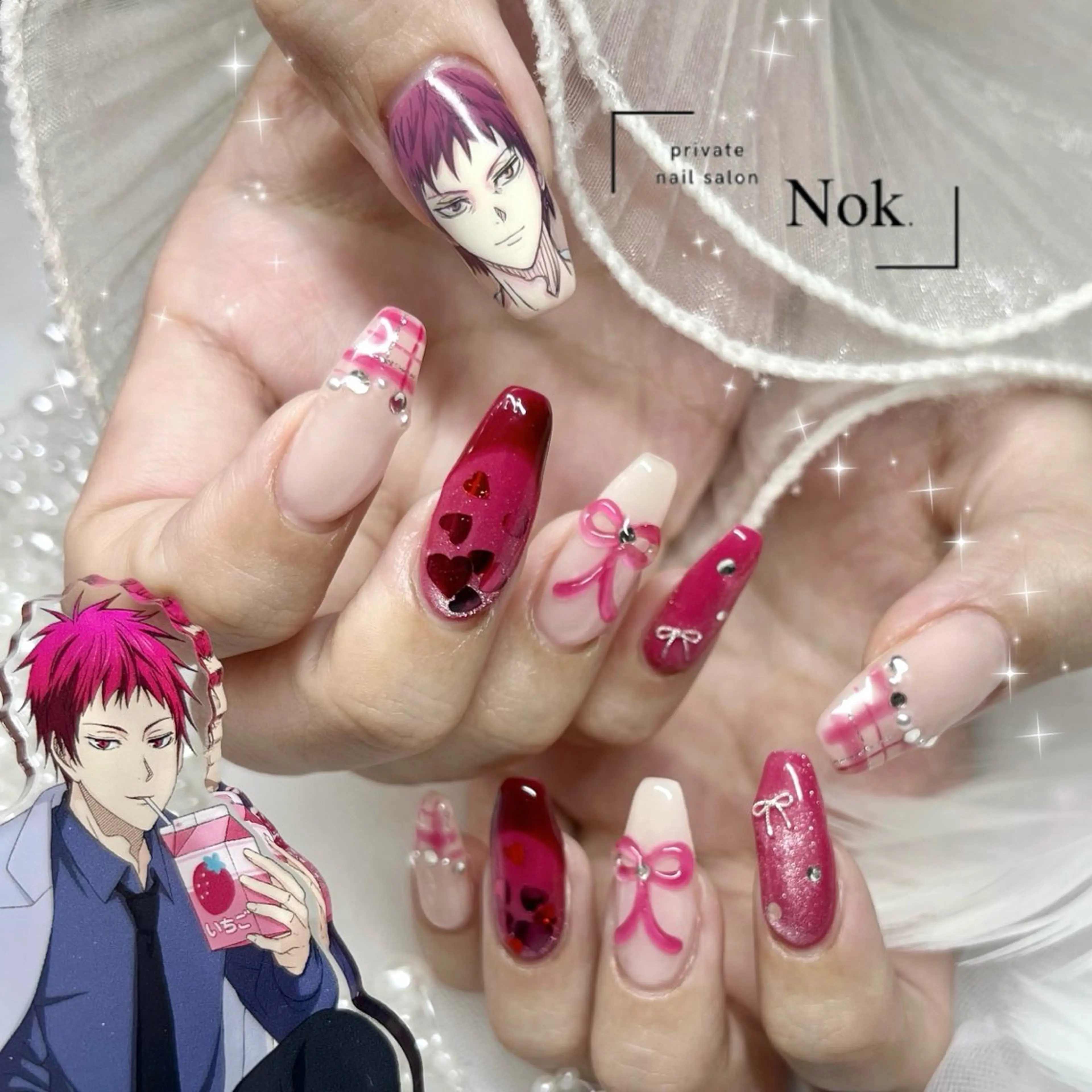 ネイル ハンドネイル 池袋痛ネイル Nok. 渡辺のネイルデザイン