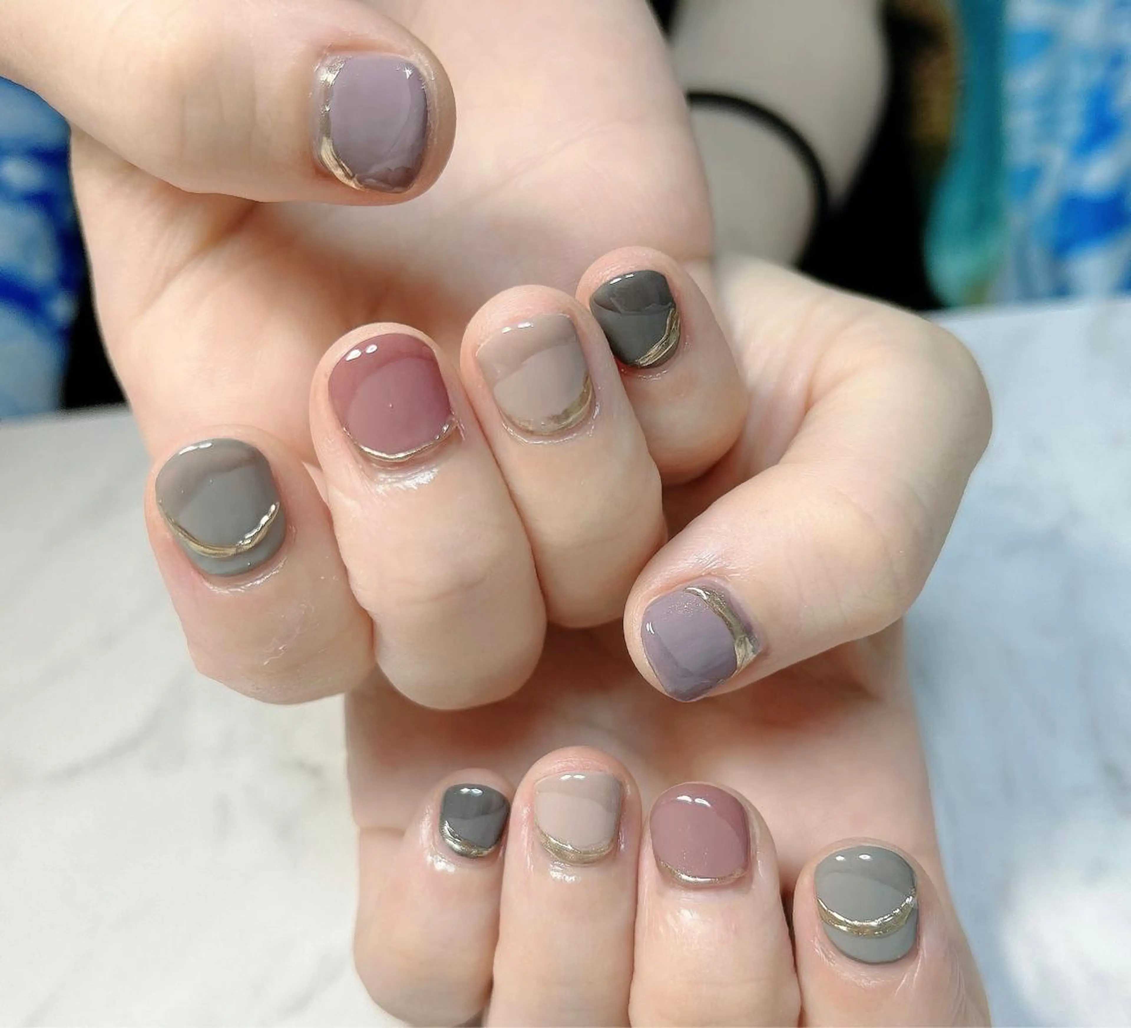 ネイル マットネイル ハンドネイル reve あやののネイルデザイン