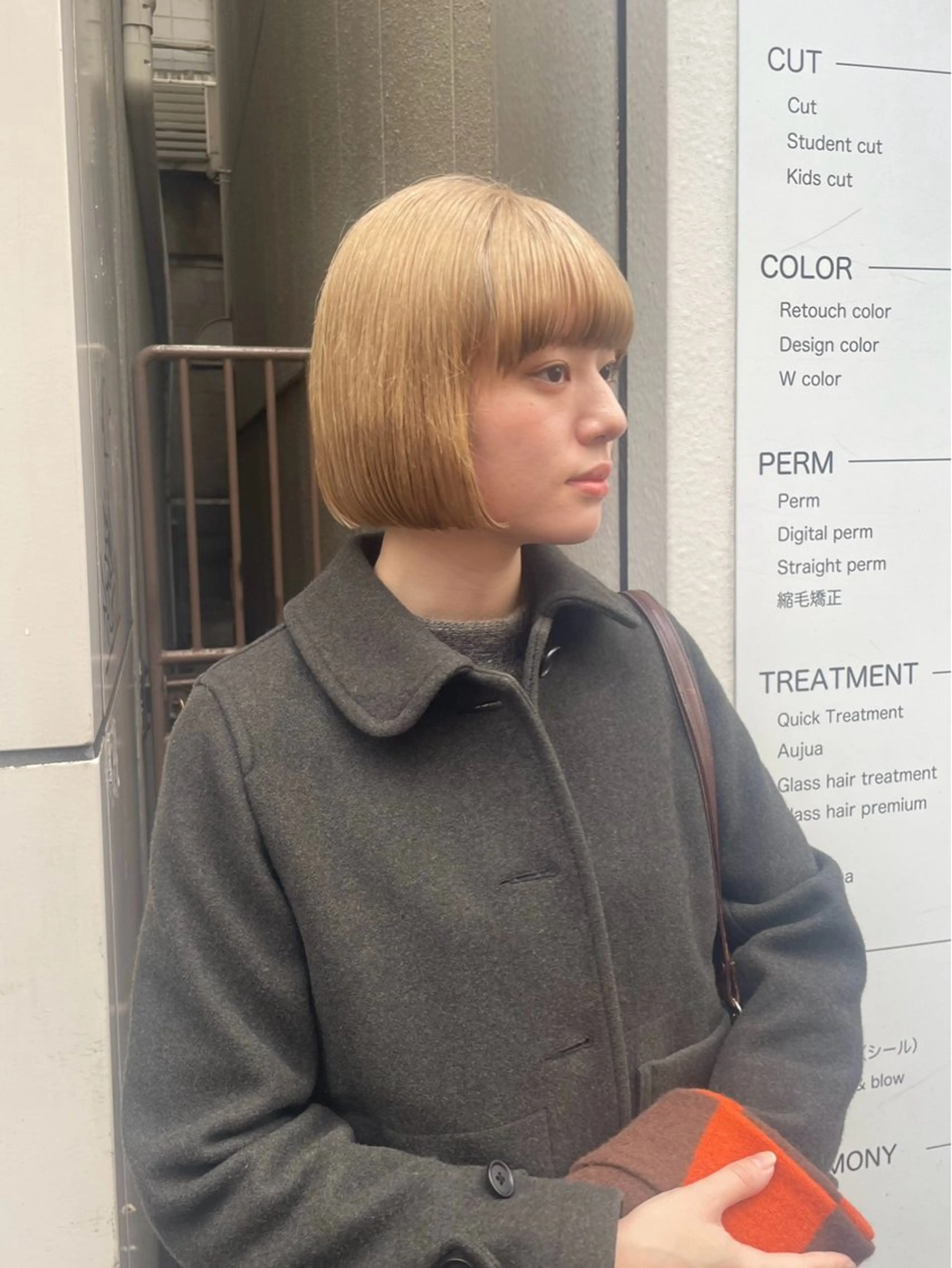 ショート カラー AR.MARA  hair studio所属・ボブカット艶カラー ◾️フウカのヘアスタイル