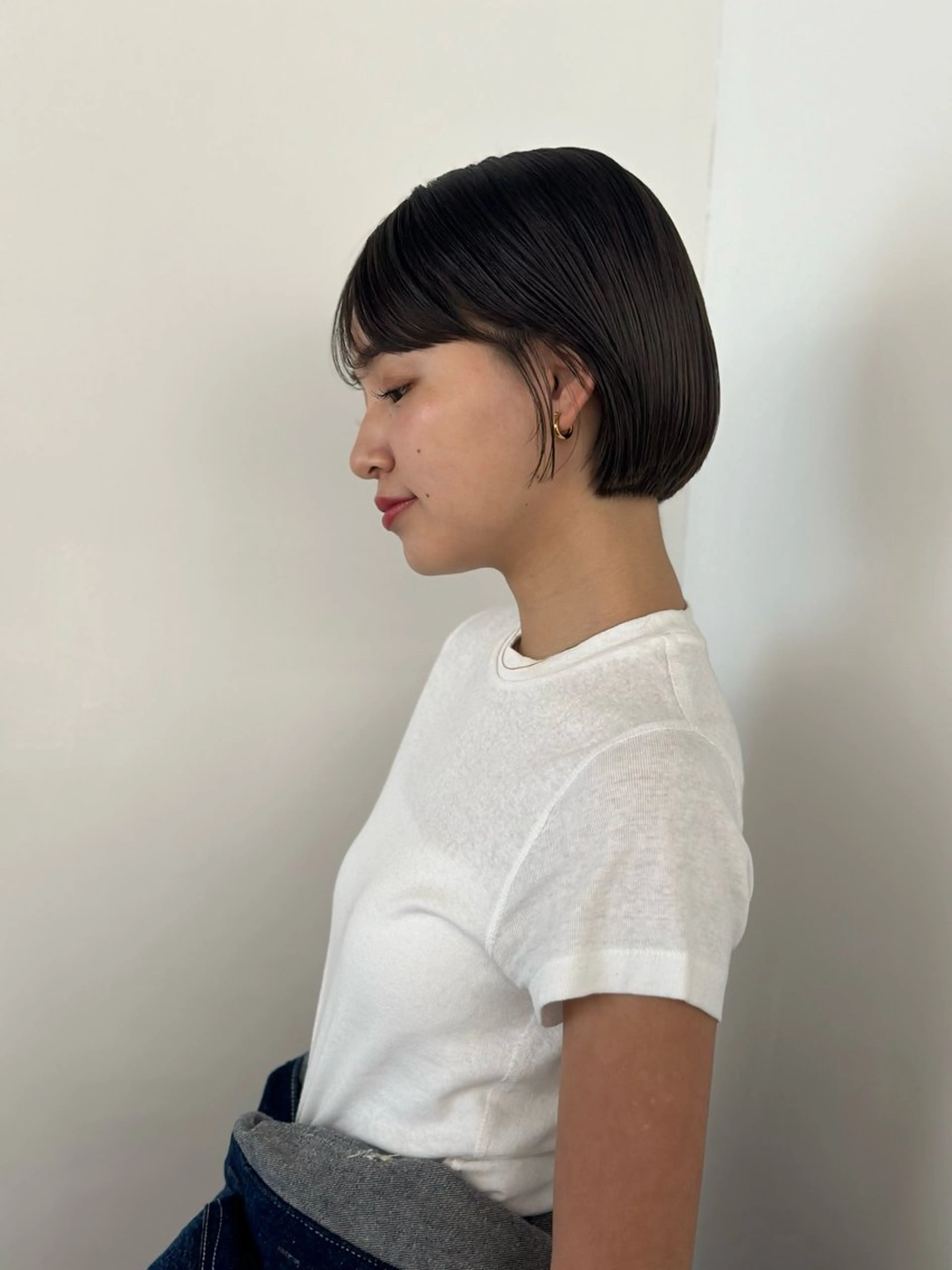 ショート ボブ カット さとう あやかのヘアスタイル