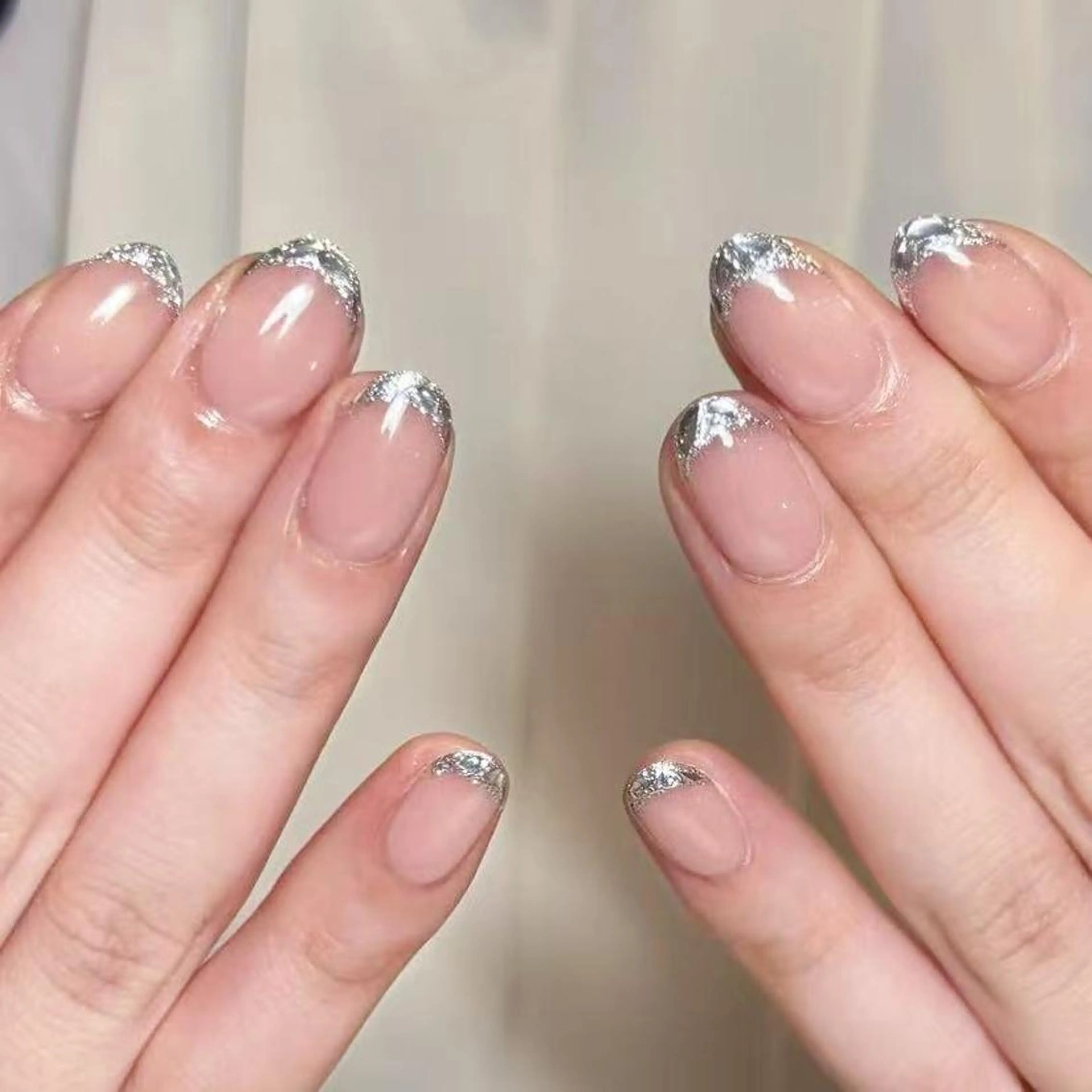 ネイル アートネイル オーロラネイル ガーリー キラキラネイル 韓国ネイル ハンドネイル ハンドケア DIAMOND 💅のネイルデザイン