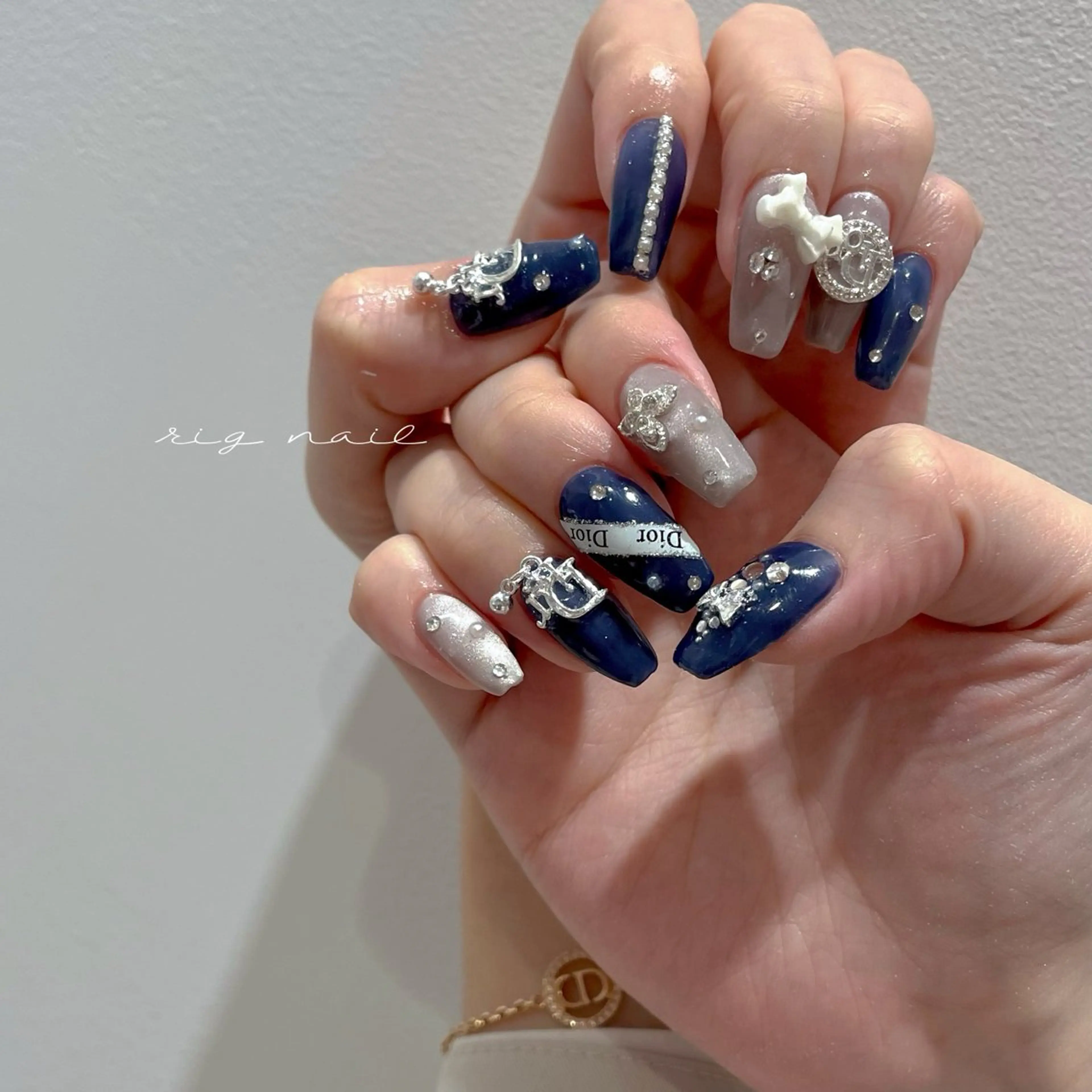 ネイル ハンドネイル rig nail草加店所属・松本 紋世のネイルデザイン