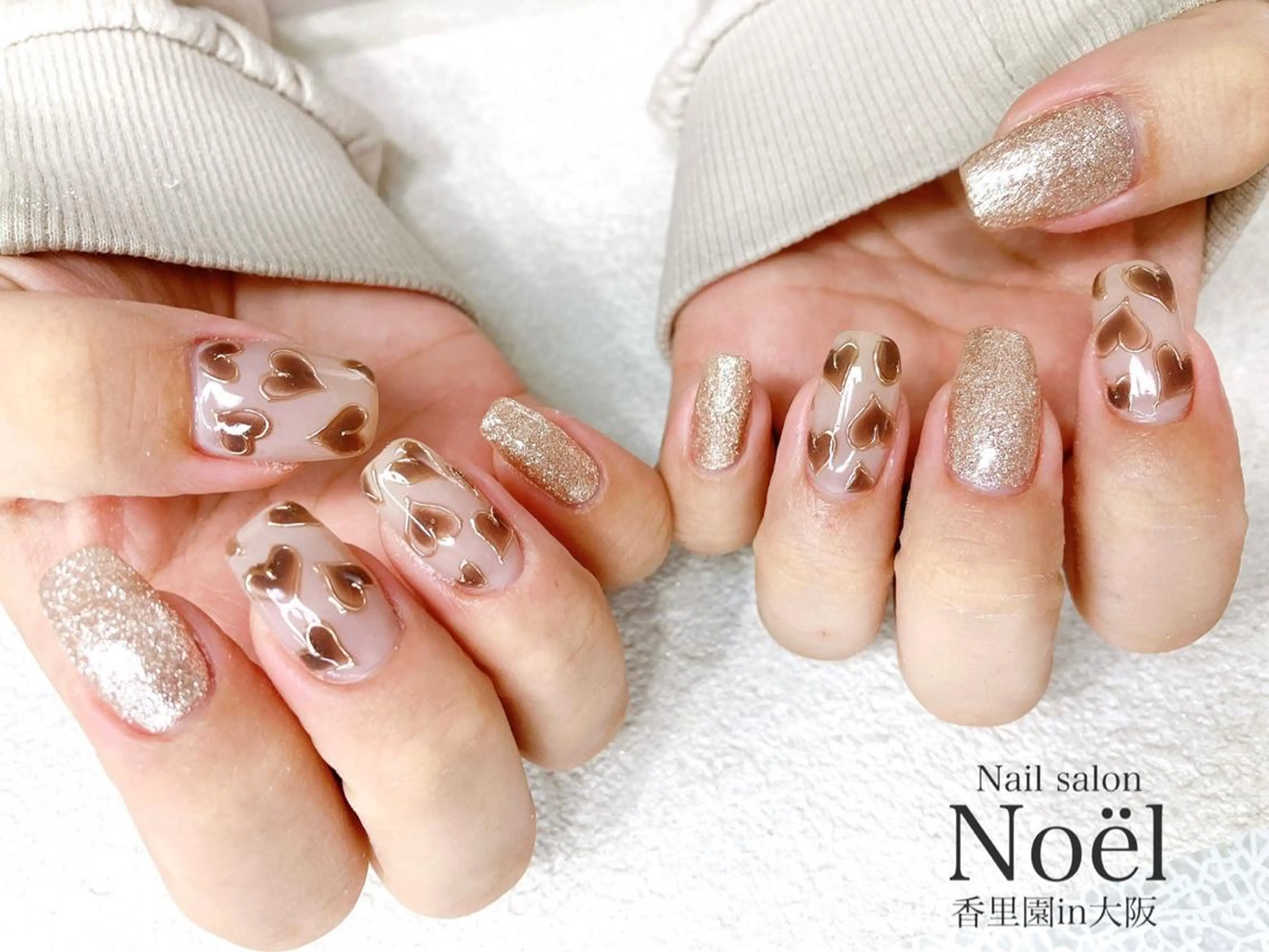 ネイル ハンドネイル Nailsalon &Noel所属・もも 🍑のネイルデザイン