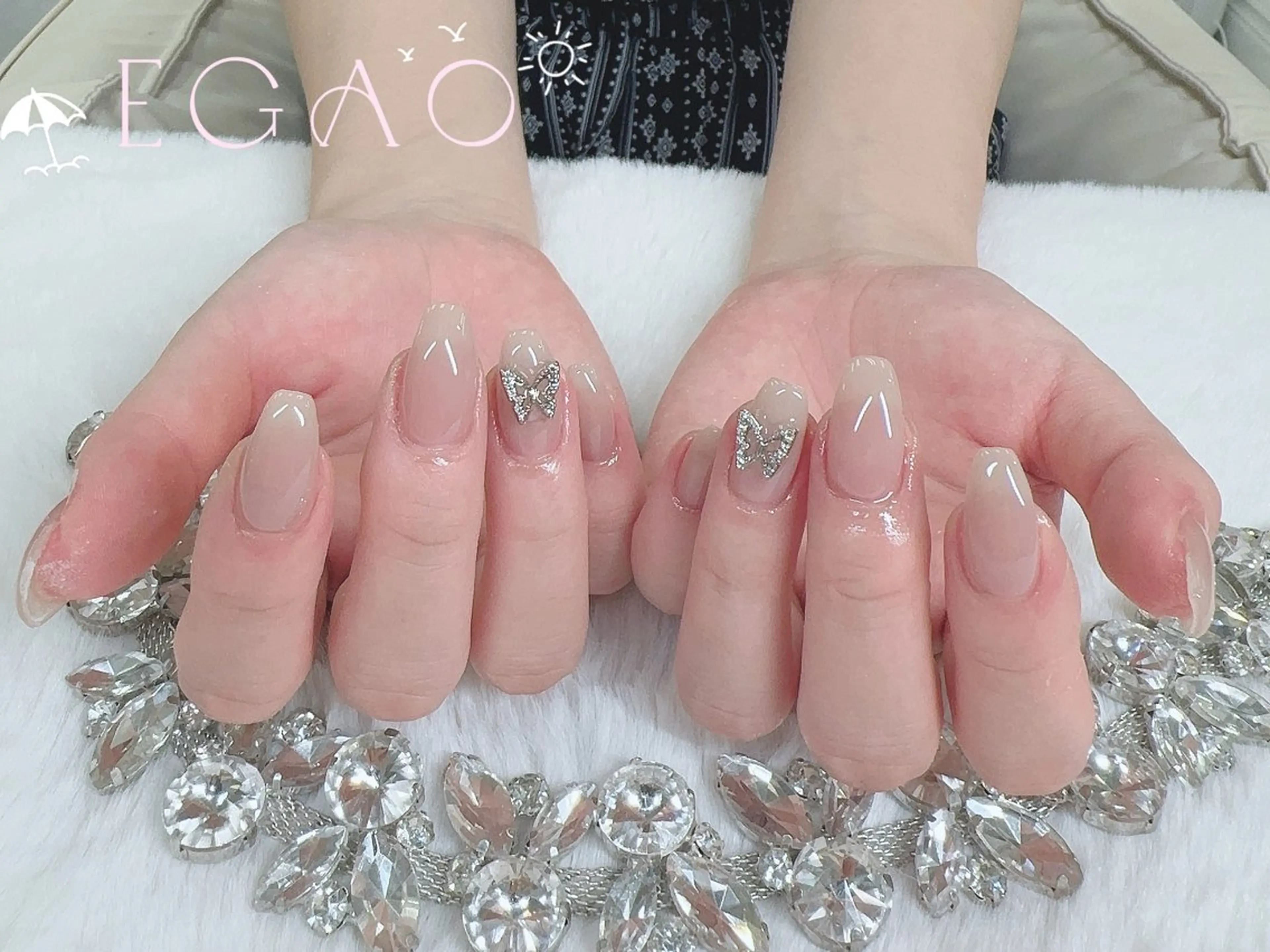 ネイル アートネイル フットネイル フレンチネイル ジェルネイル グラデーション ハンドネイル Egao Nail Salonのネイルデザイン