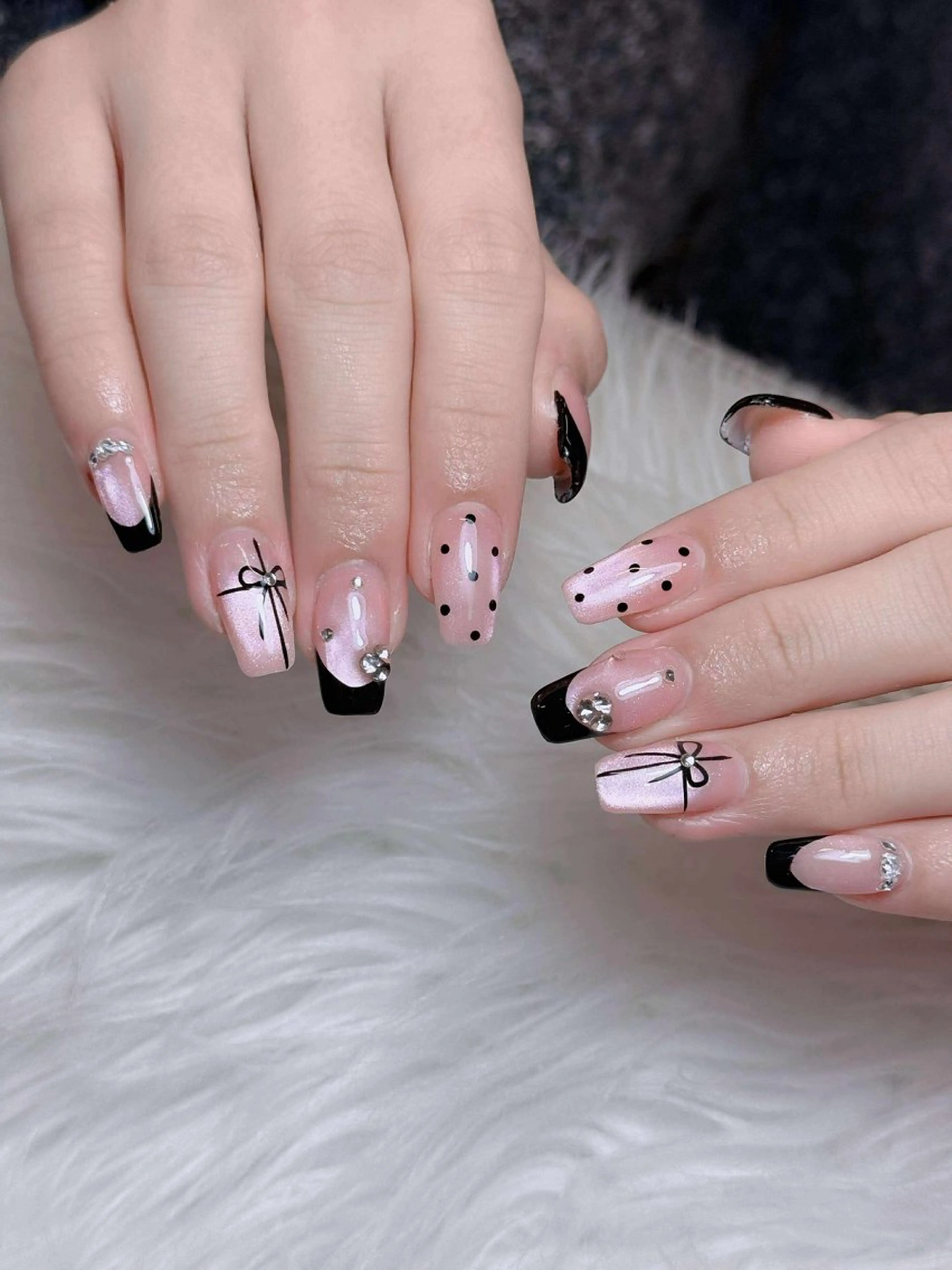 ネイル オーロラネイル チークネイル フットネイル フレンチネイル ハロウィン ハンドネイル Lumi Nail 新大久保3‘のネイルデザイン