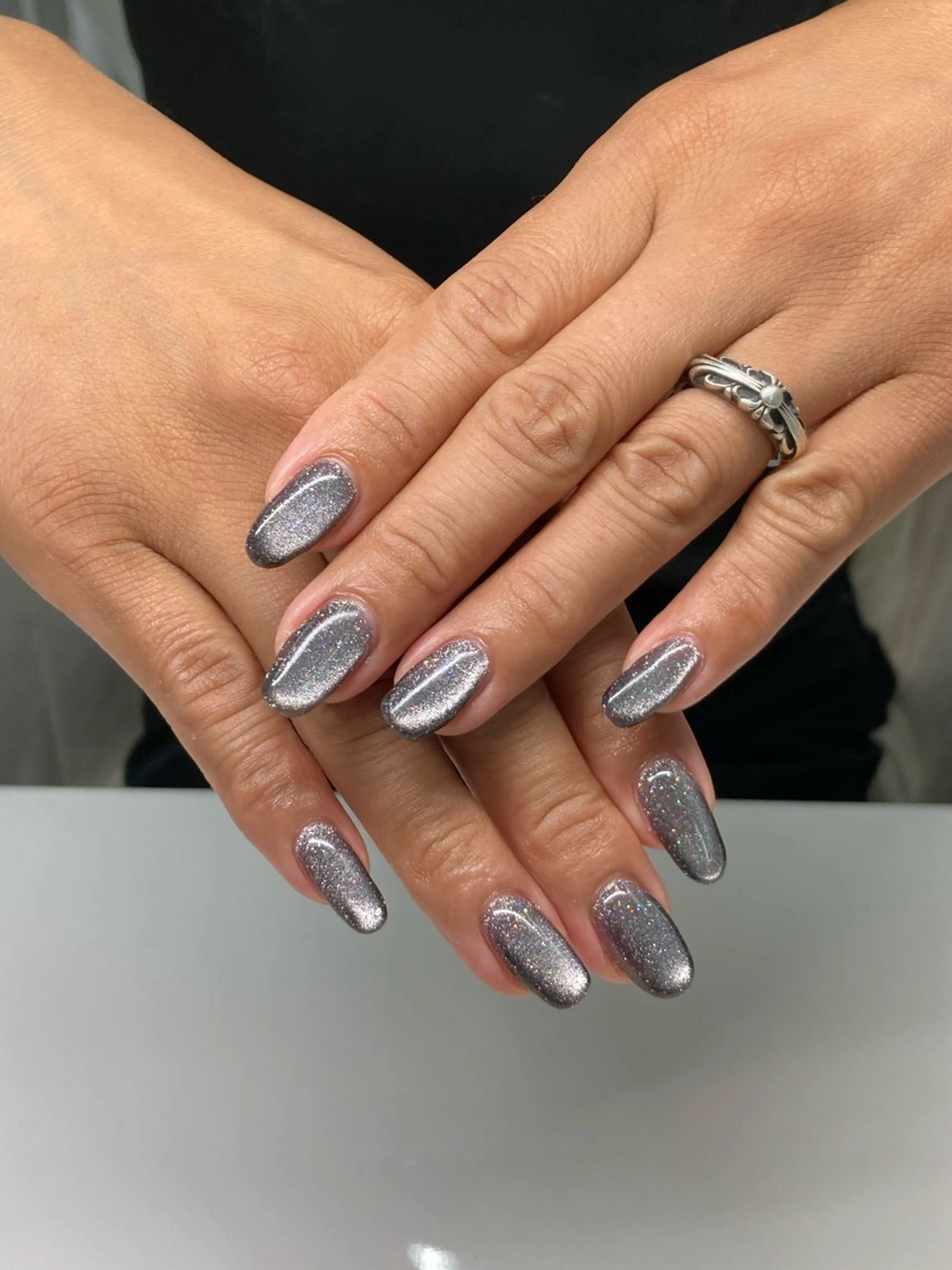 ネイル フラッシュネイル キラキラネイル Nail Total beauty salon Laki所属・佐々木 優花のネイルデザイン