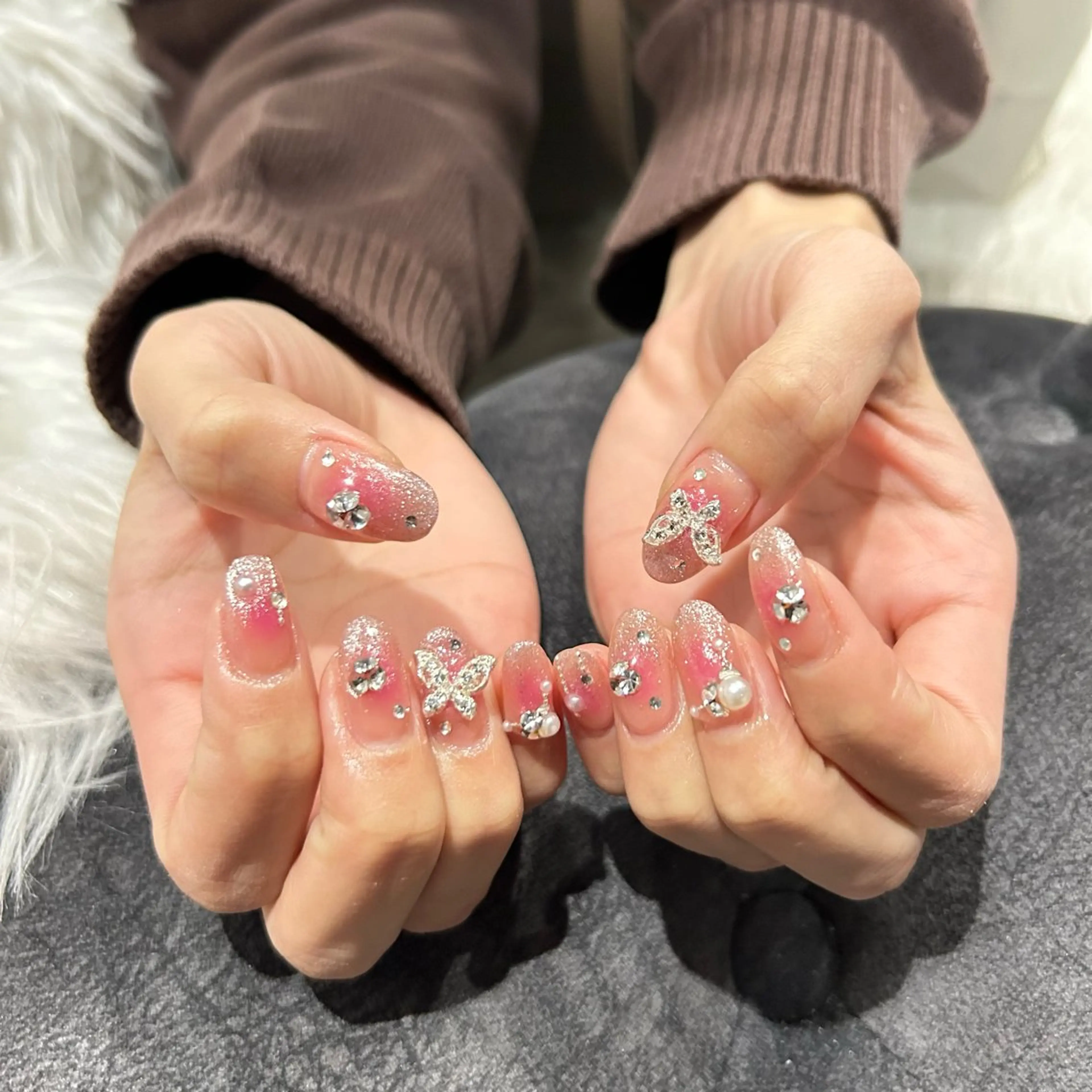 ネイル チークネイル Dahlia Beauty ダリアビューティー所属・春日井Dahlia Beauty中川のネイルデザイン