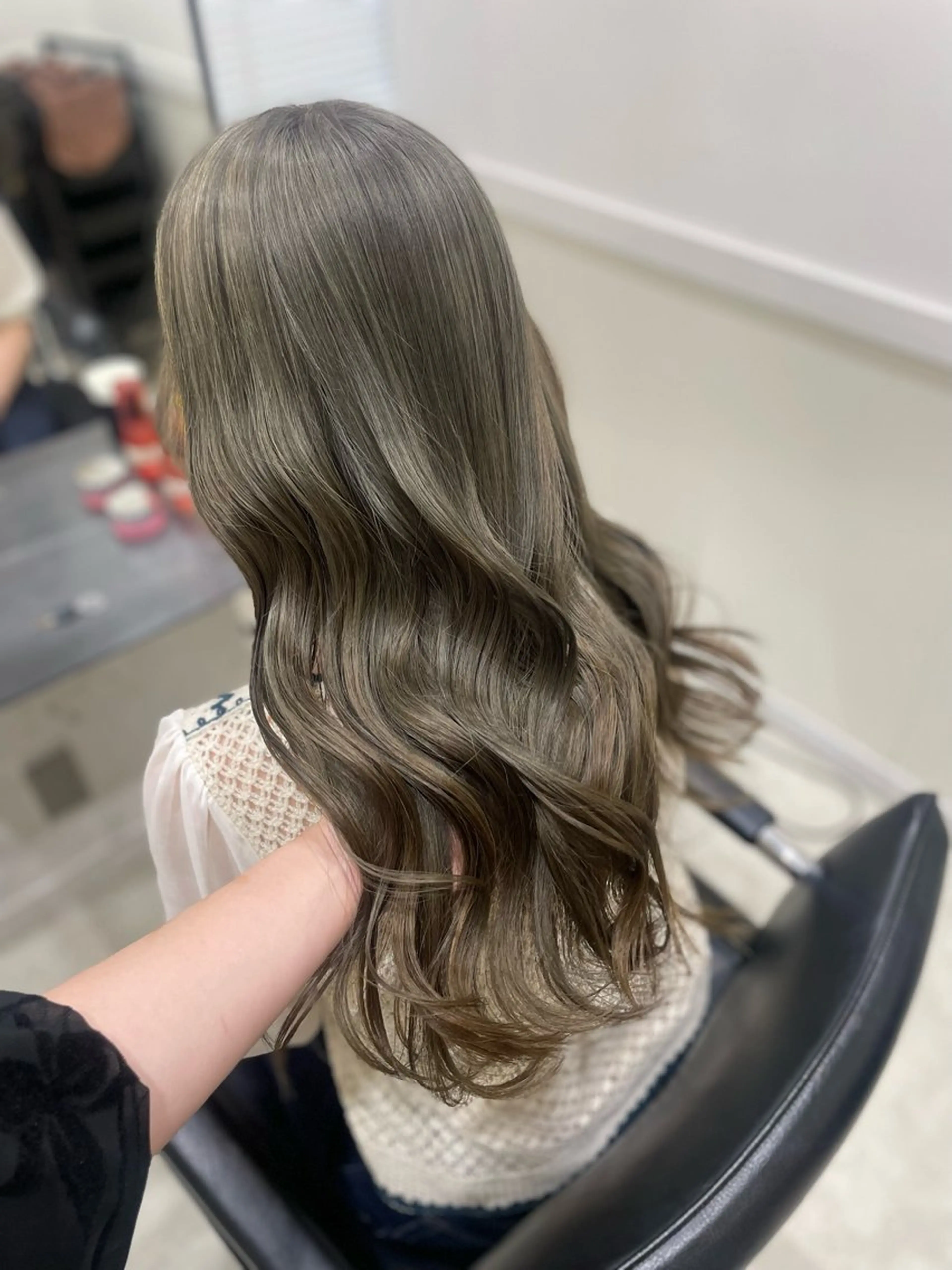 ロング ヘアカラー トリートメント ヘアセット GO TODAY SHAiR SALON所属・🤍韓国トレンド ヘア🤍miku🤍のヘアスタイル