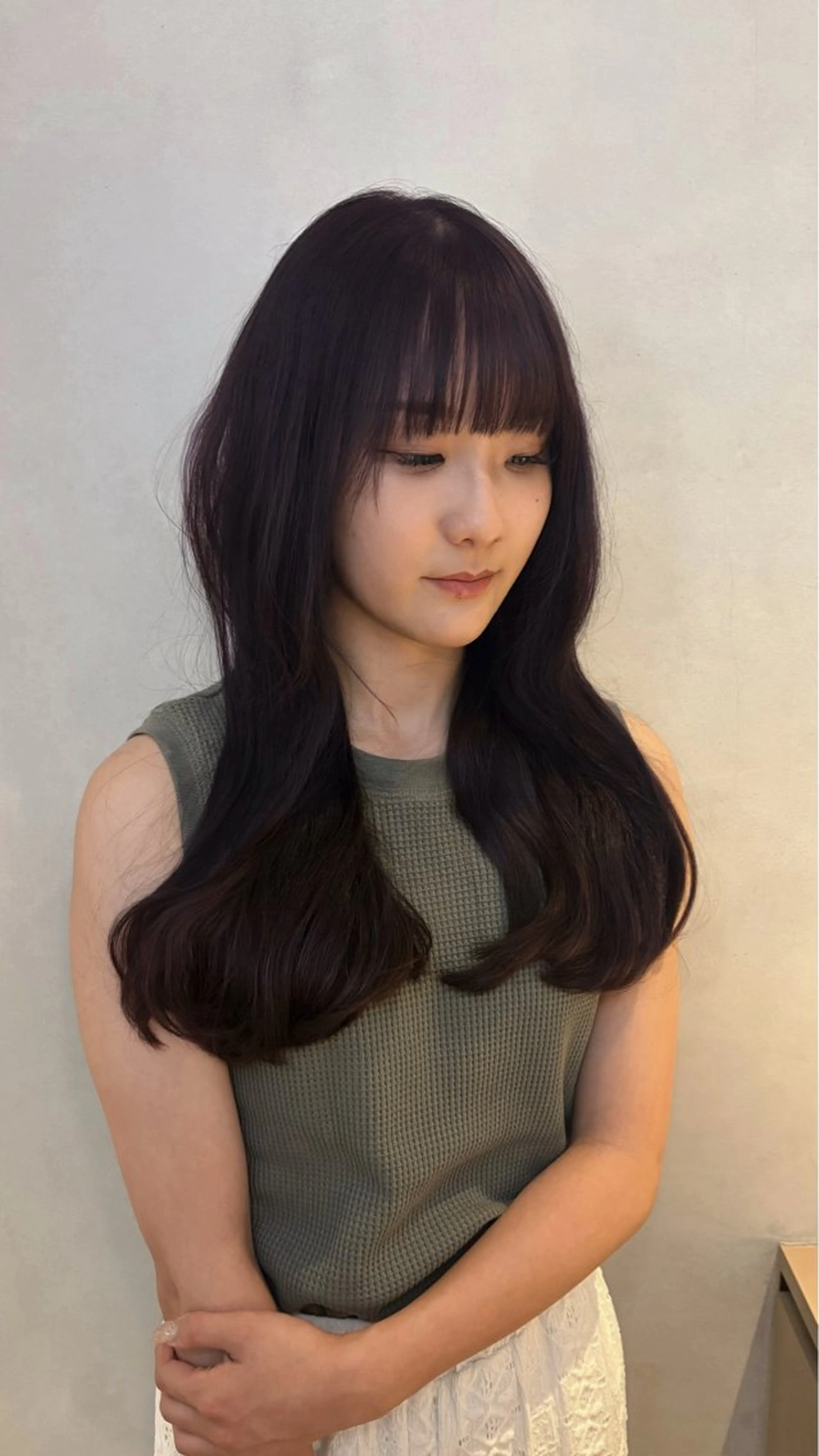 ロング ヘアカラー ★梅田似合わせカラー ちどり★のヘアスタイル