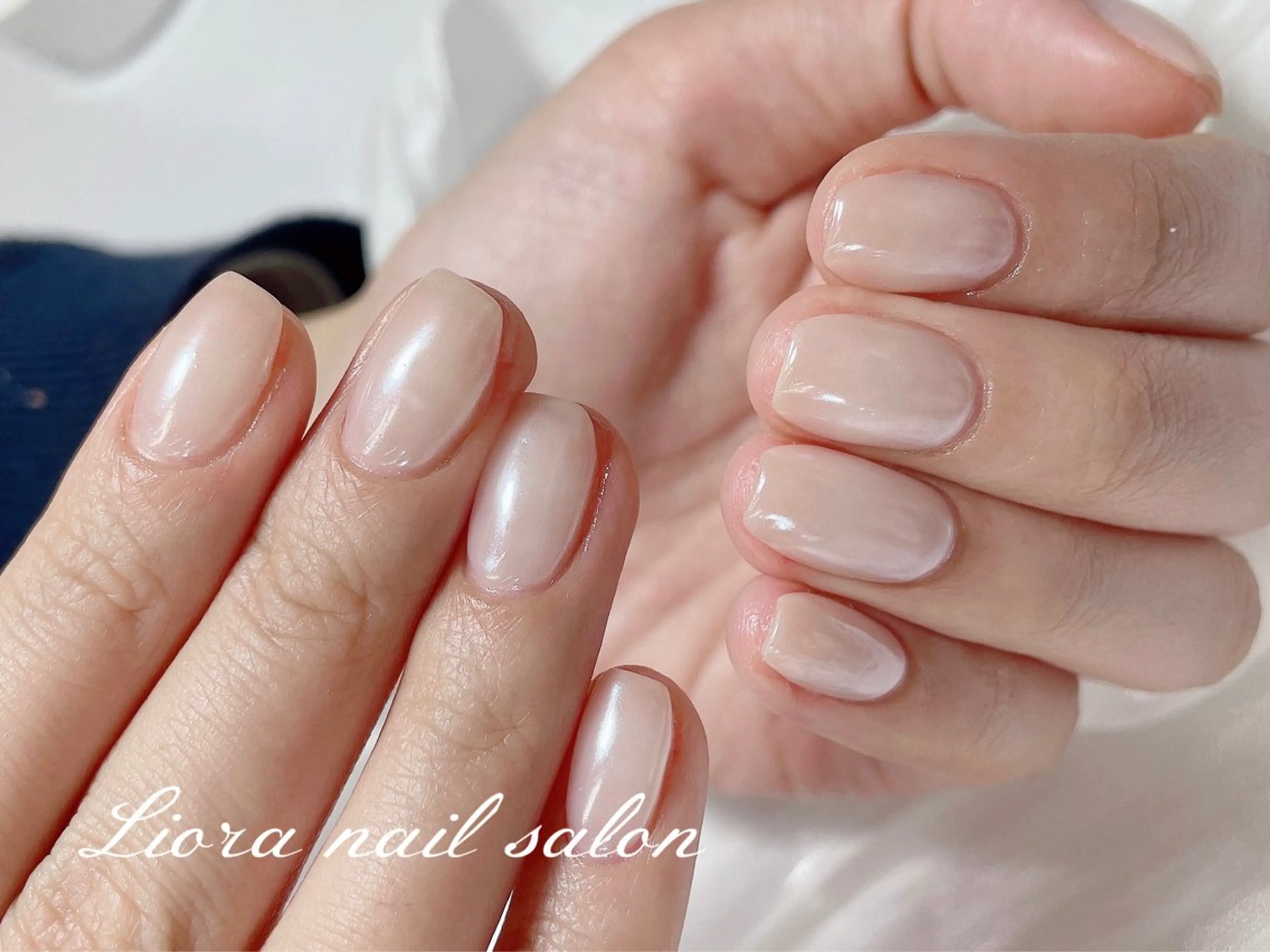 ネイル チークネイル フットネイル フレンチネイル ジェルネイル ガーリー ハンドネイル Liora nail salonのネイルデザイン