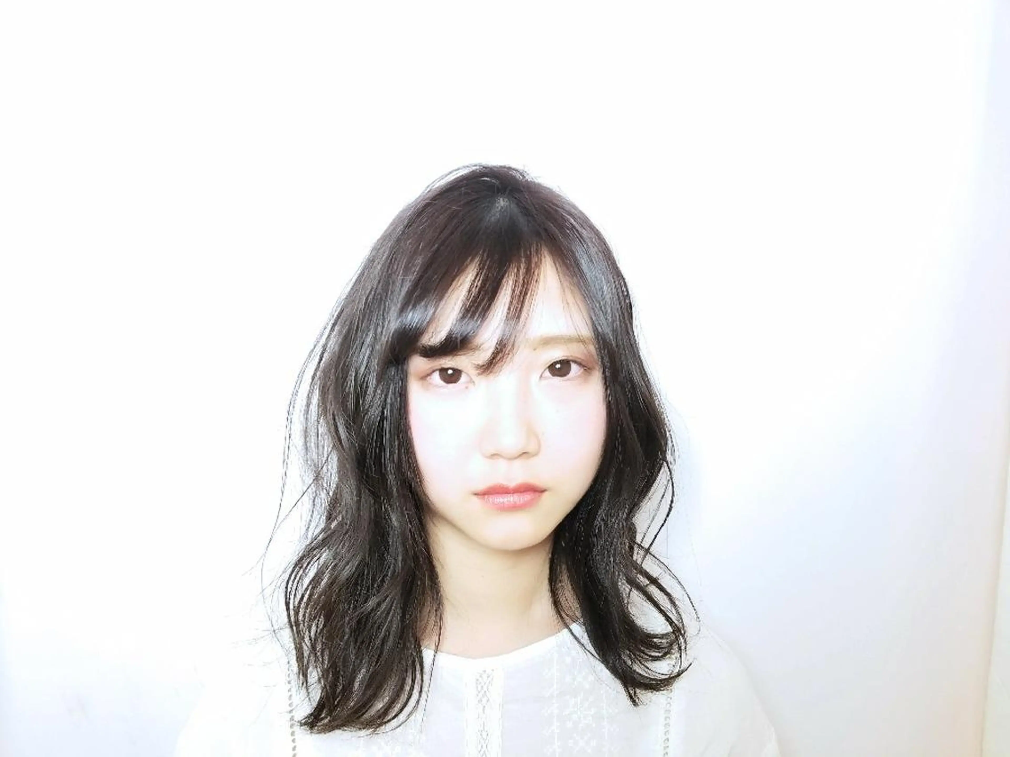 ミディアム ウルフ、ボブ美容師 今井のヘアスタイル