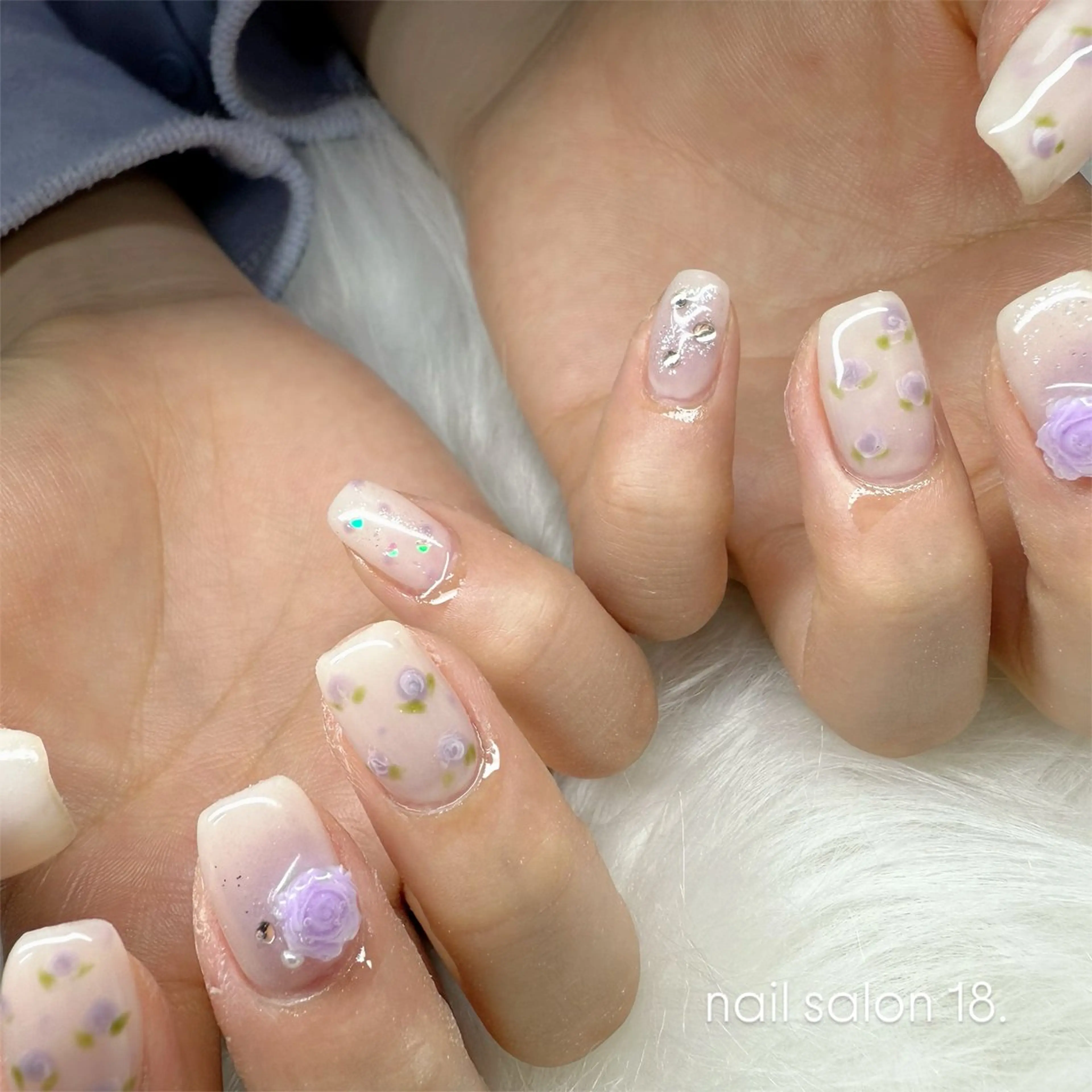 ネイル ハンドネイル nail salon18.所属・nail salon 18.　satokoのネイルデザイン