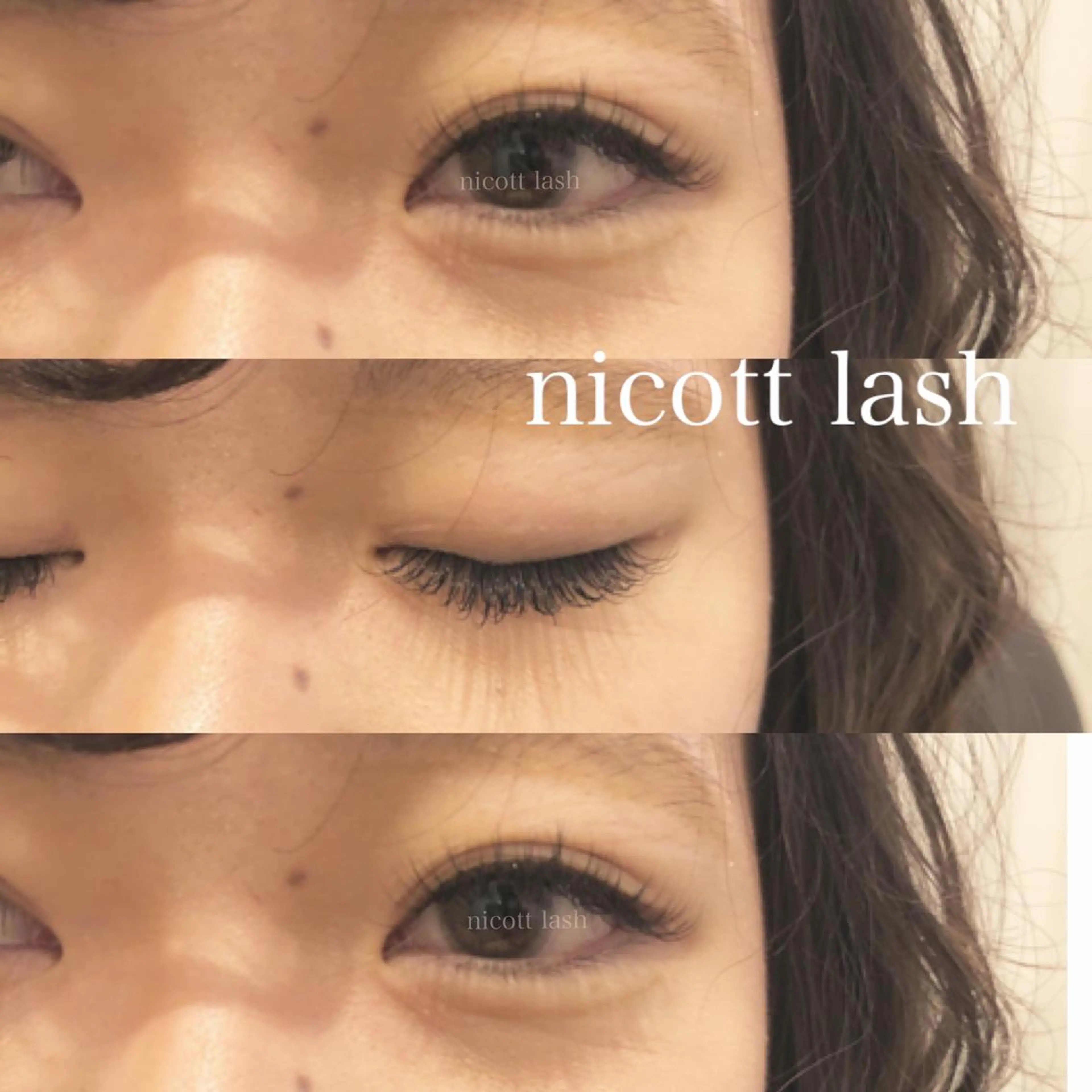 マツエク・マツパ nicott 松本のマツエク・マツパデザイン