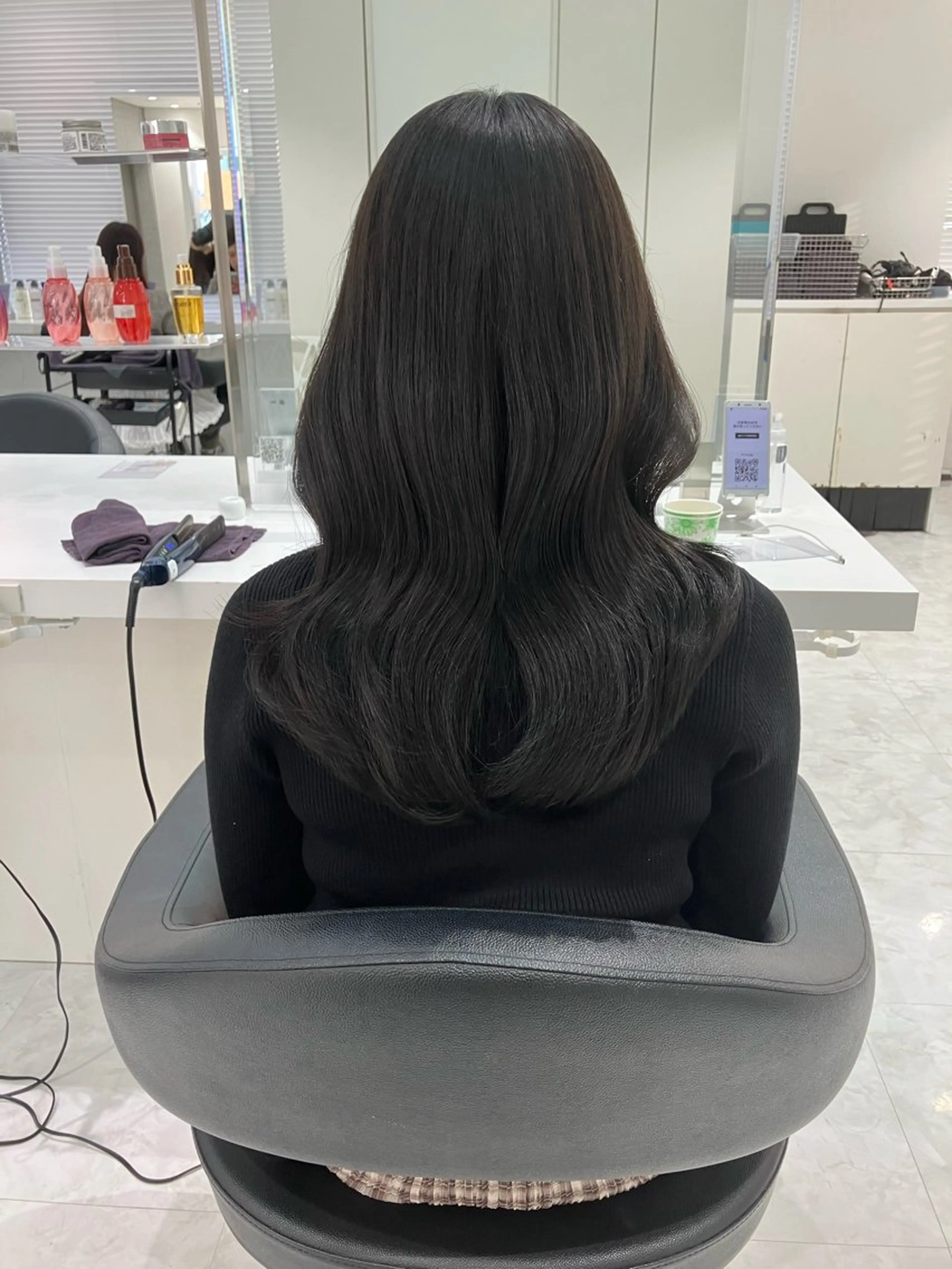 ロング カラー 🫧透明感ラベンダー 似合わせ🫧あい🫧のヘアスタイル