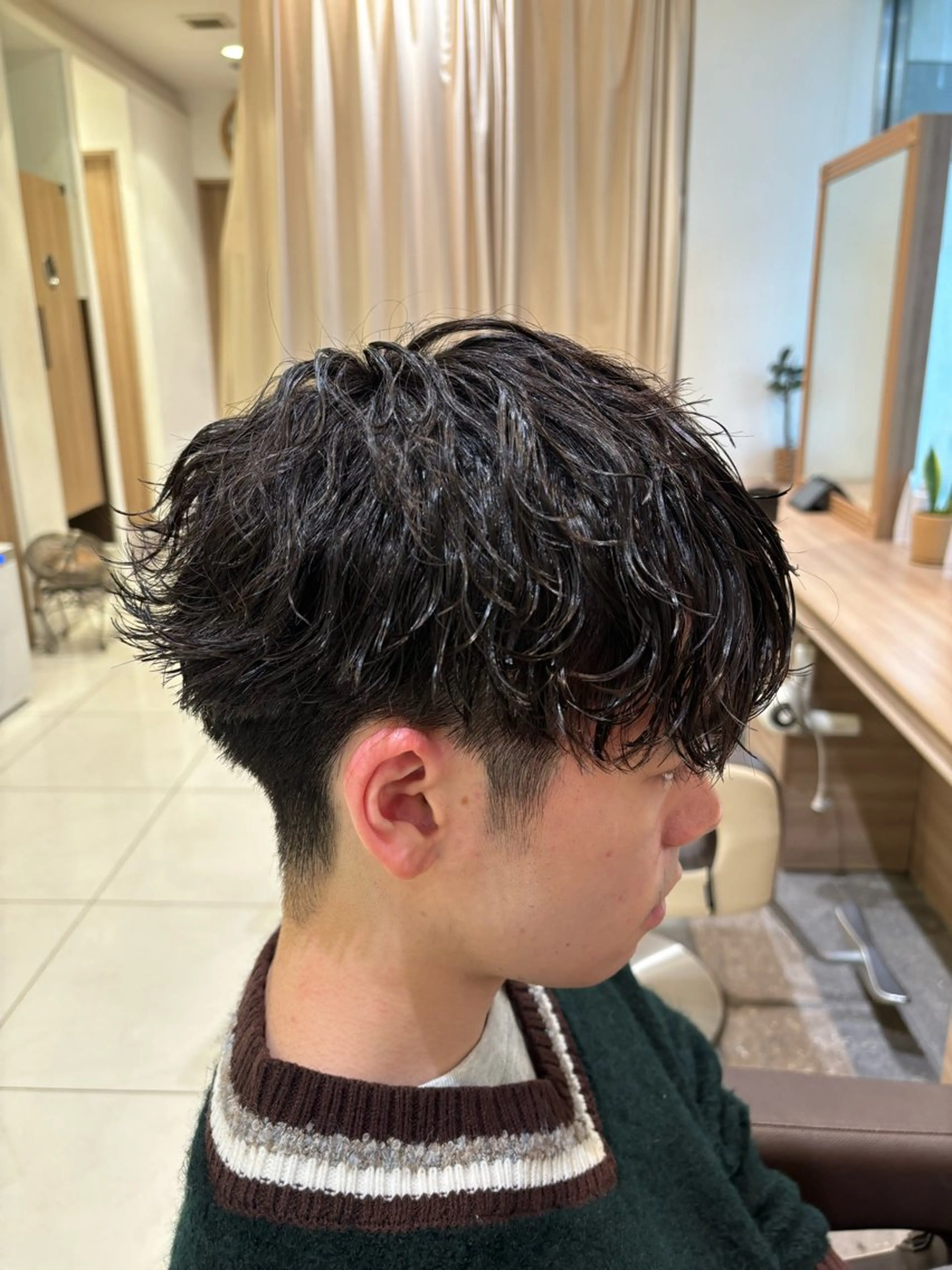 パーマ メンズ メンズパーマ 波巻きパーマ 波巻きスパイラル・ カルマ/aoiのヘアスタイル