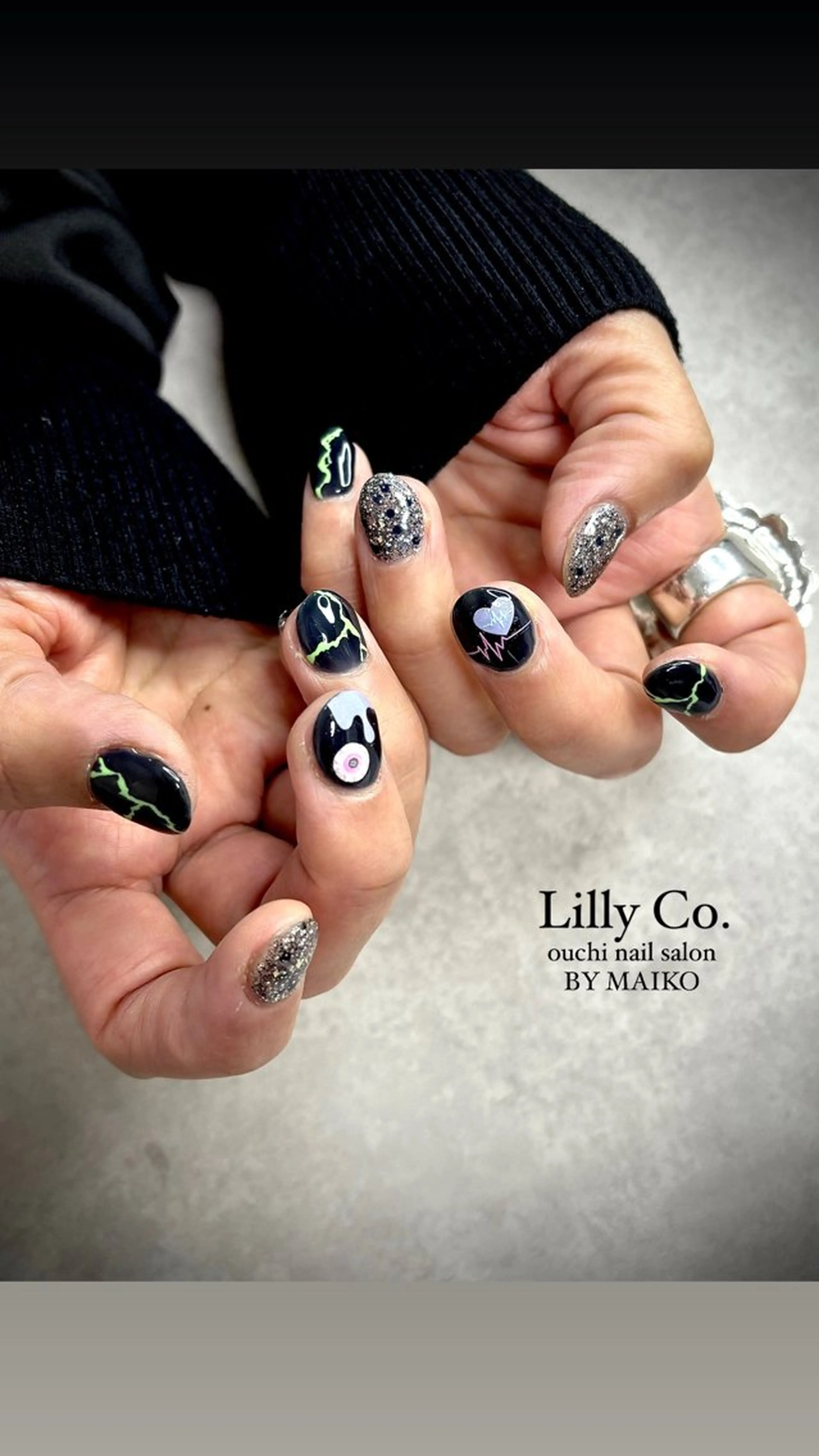 ネイル 持ち込み ハンドネイル ハンドケア Lilly Co.のネイルデザイン