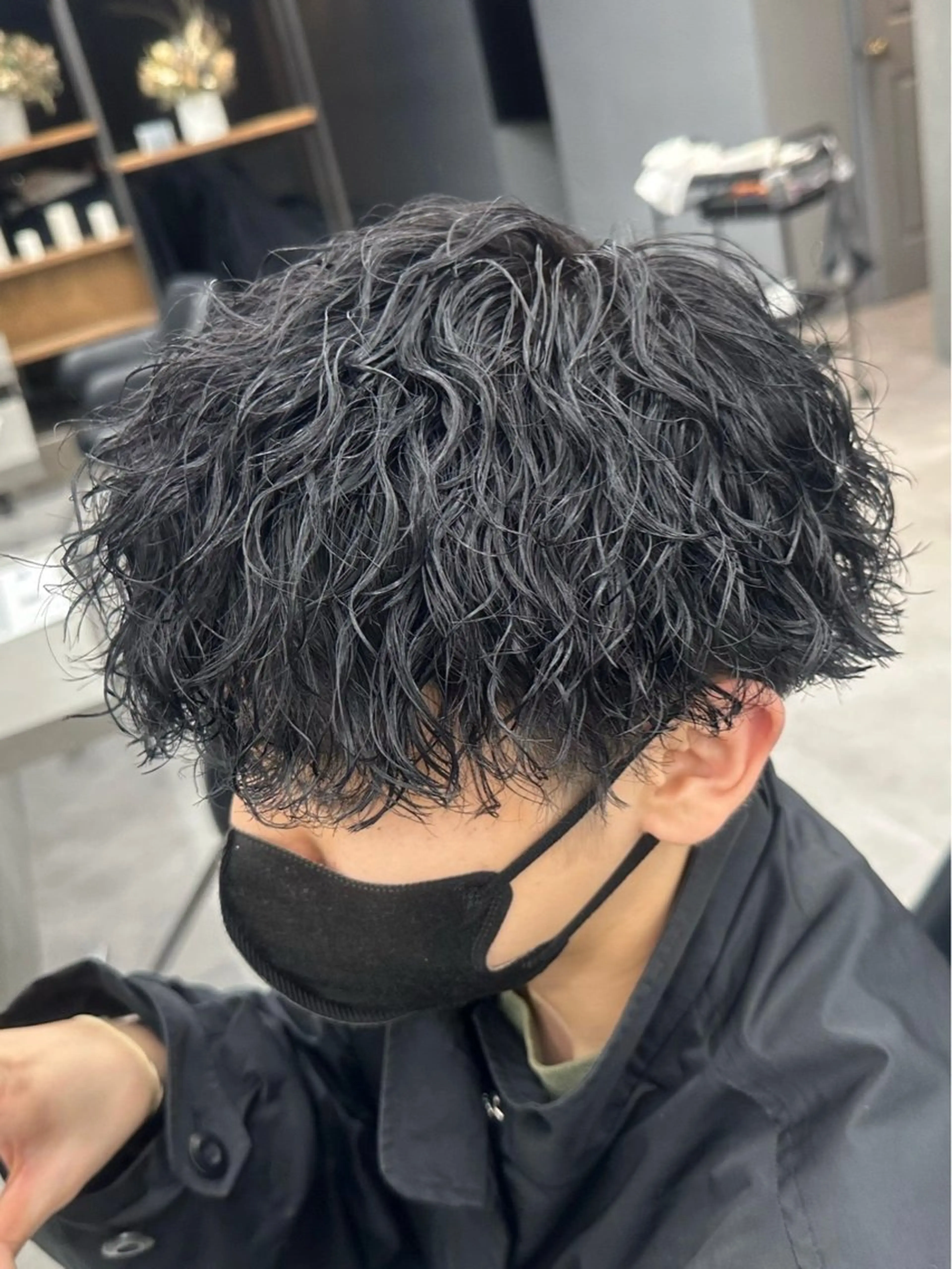 ロング パーマ 🌀メンズパーマ🌀 縦落ち/波巻きのヘアスタイル