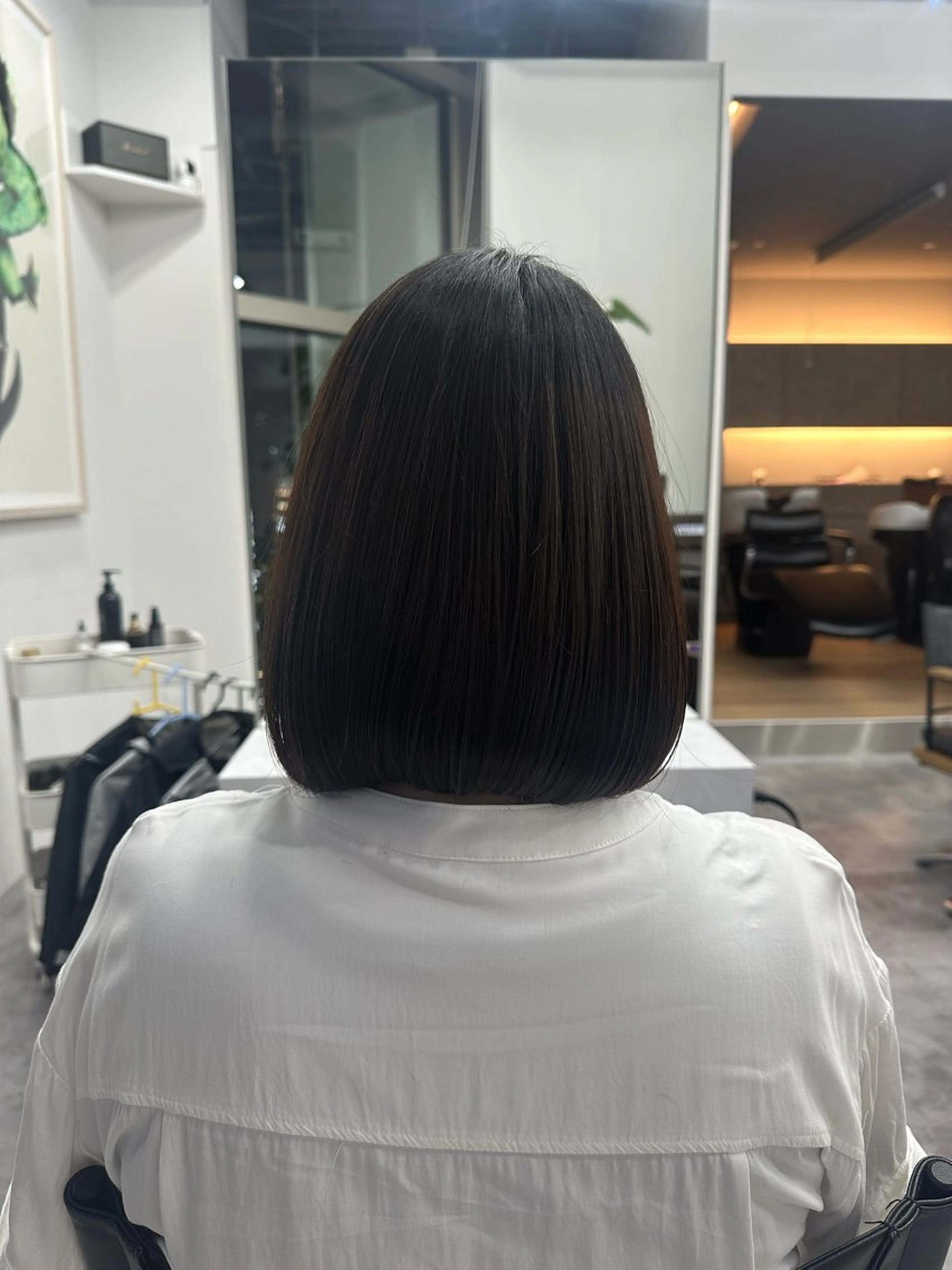 ミディアム カット ごとう さなのヘアスタイル