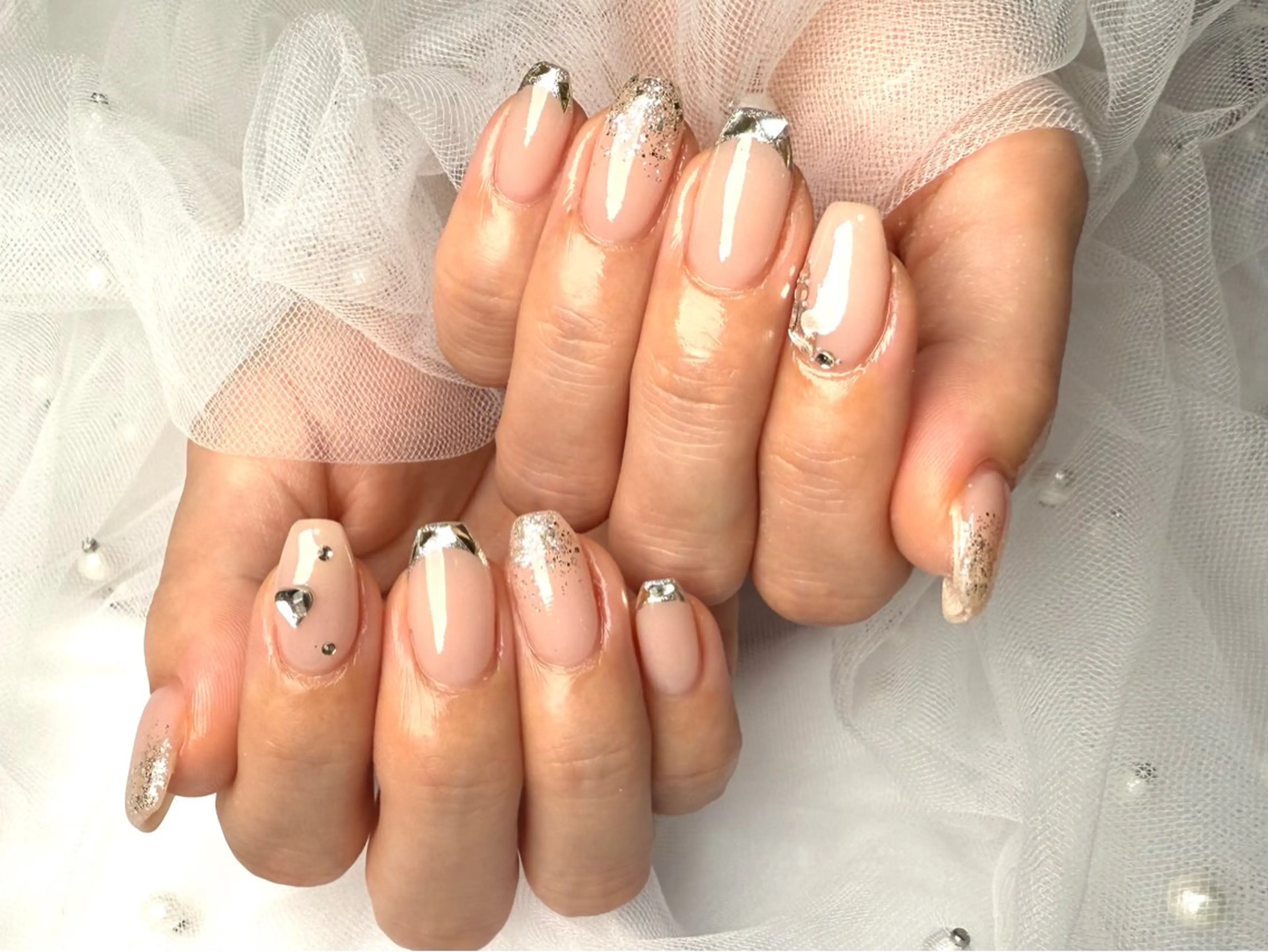 7月限定❣️持ち込みOK✨️👌🏻ハンド💅120分アート🧡の写真