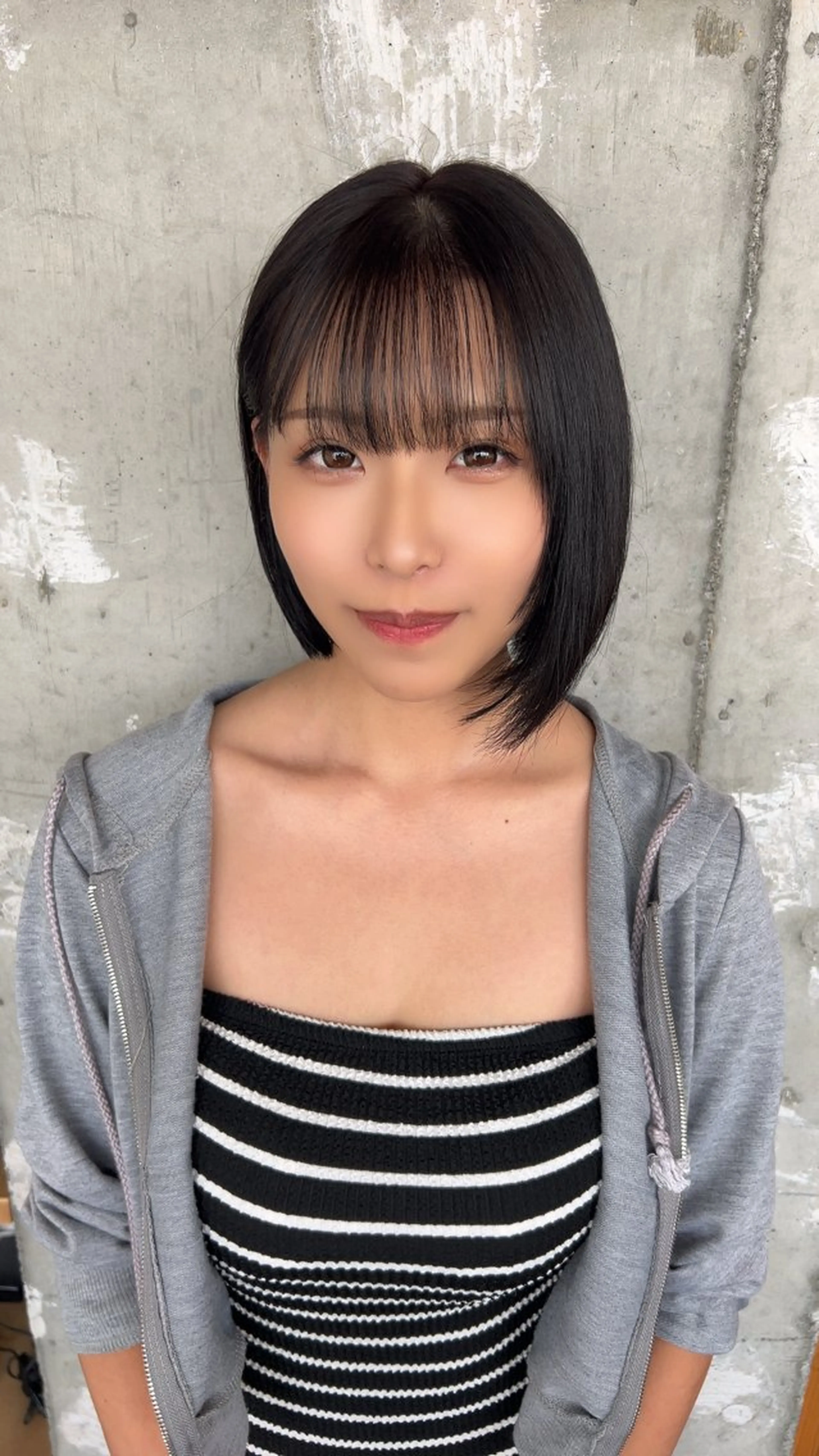 ミディアム カラー カット ヘアカラー トリートメント Stir Maison 大宮所属・ryuma/ボブ /透明感カラーのヘアスタイル