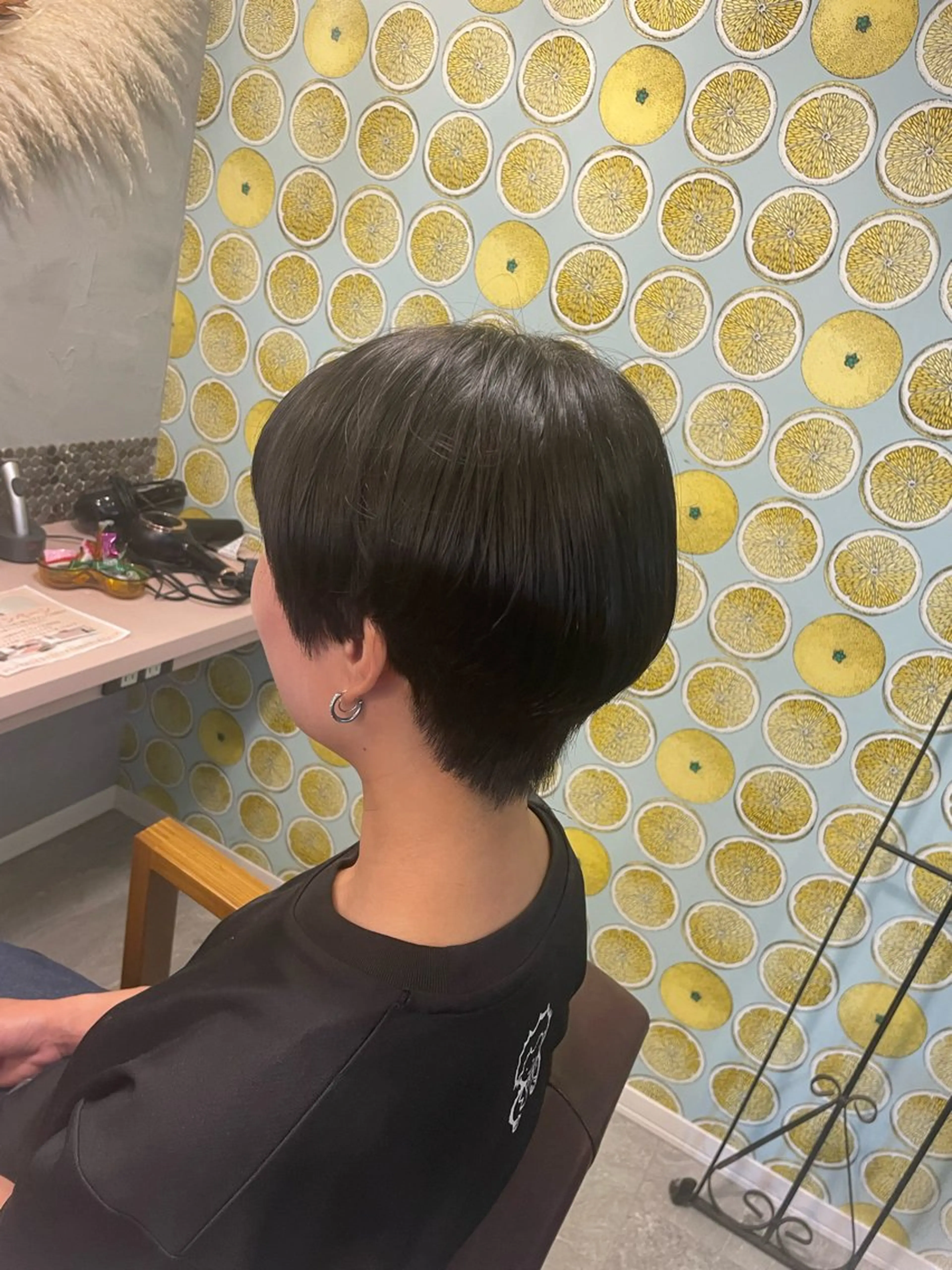 ショート マッシュヘア ショートヘア カット hair  make echo所属・hair make echo滿木あい花のヘアスタイル