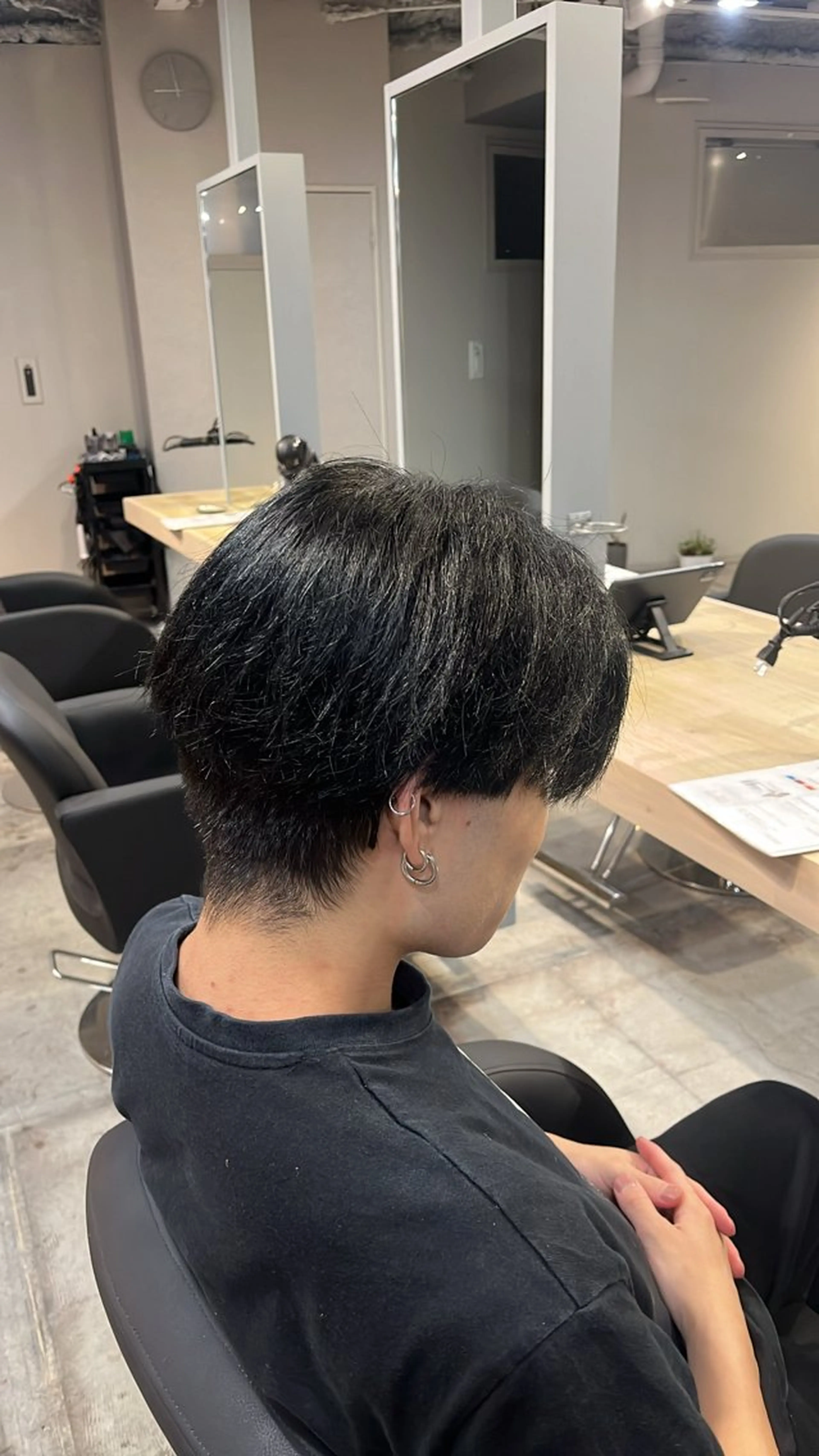 カラー 黒髪 Lia布施店所属・Lia 瑠莉花のヘアスタイル